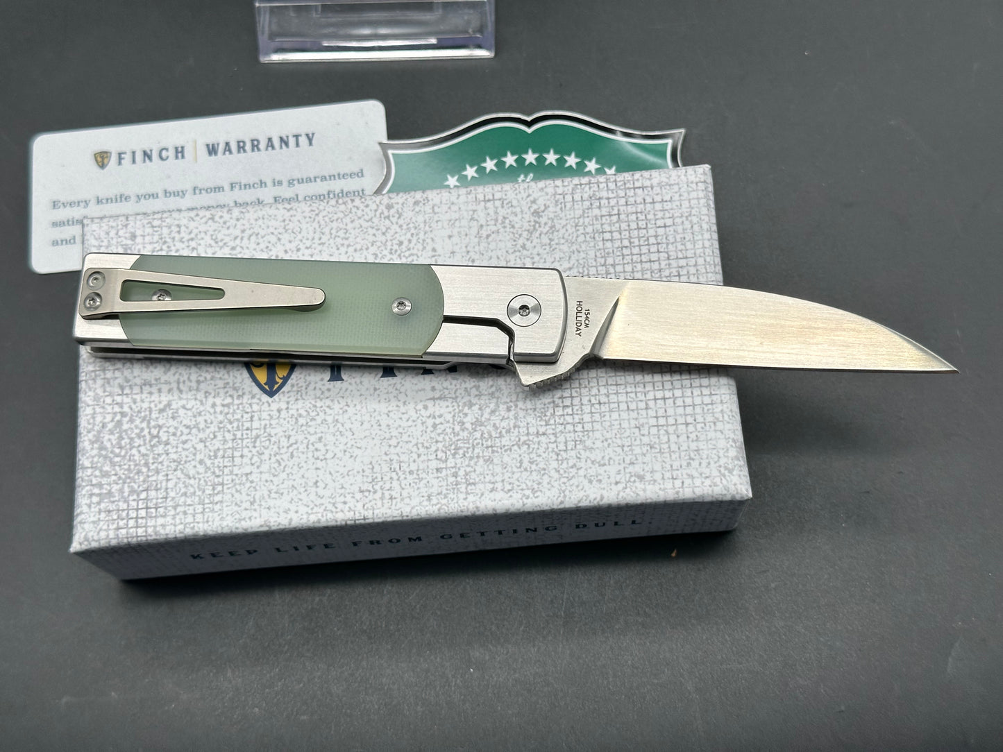 Finch knives HOLLIDAY - Ghost - Translucent G10