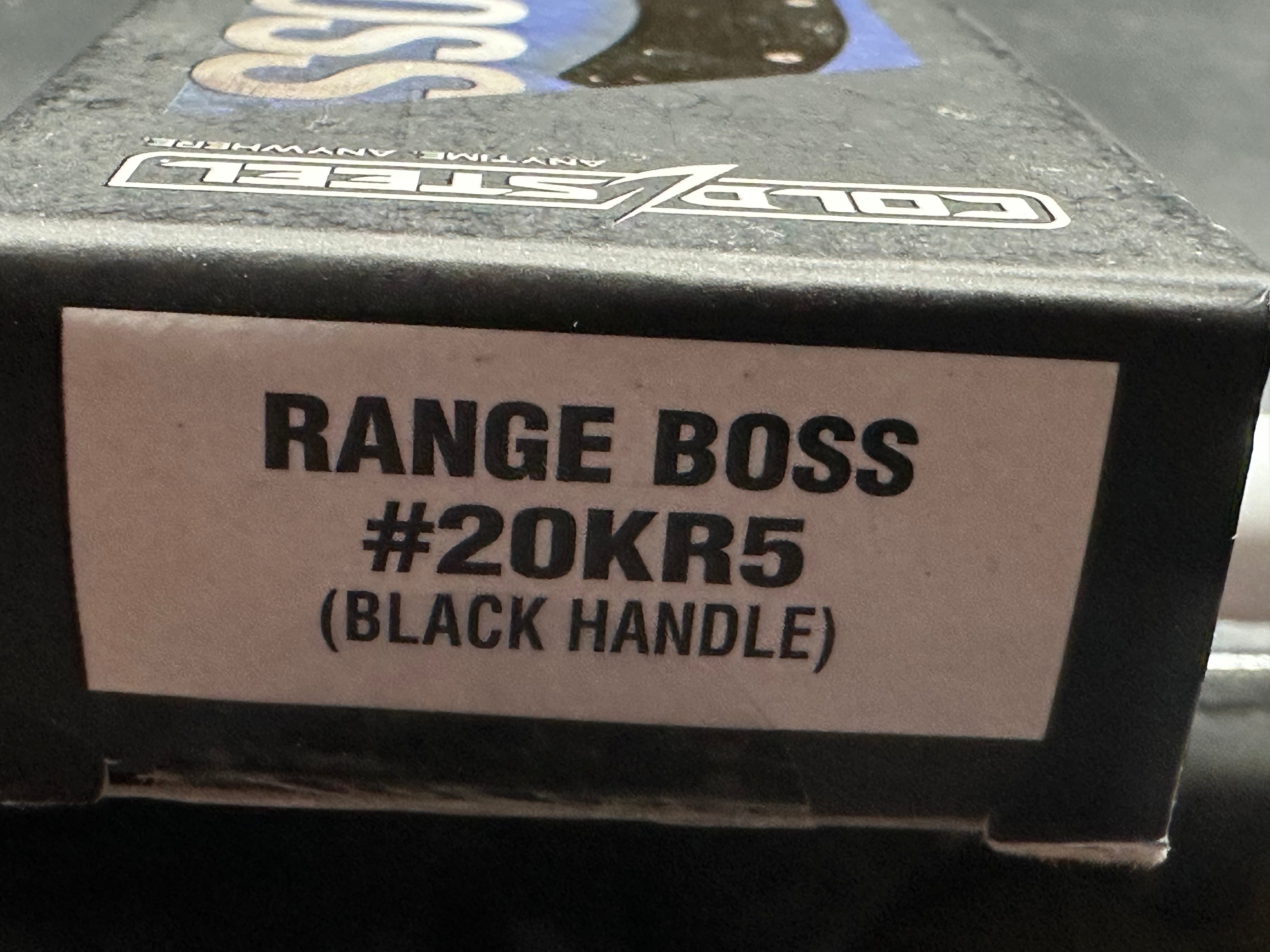 Cold Steel Range Boss Tri-Ad Lock Knife Black Zy-Ex (4" Stonewash)