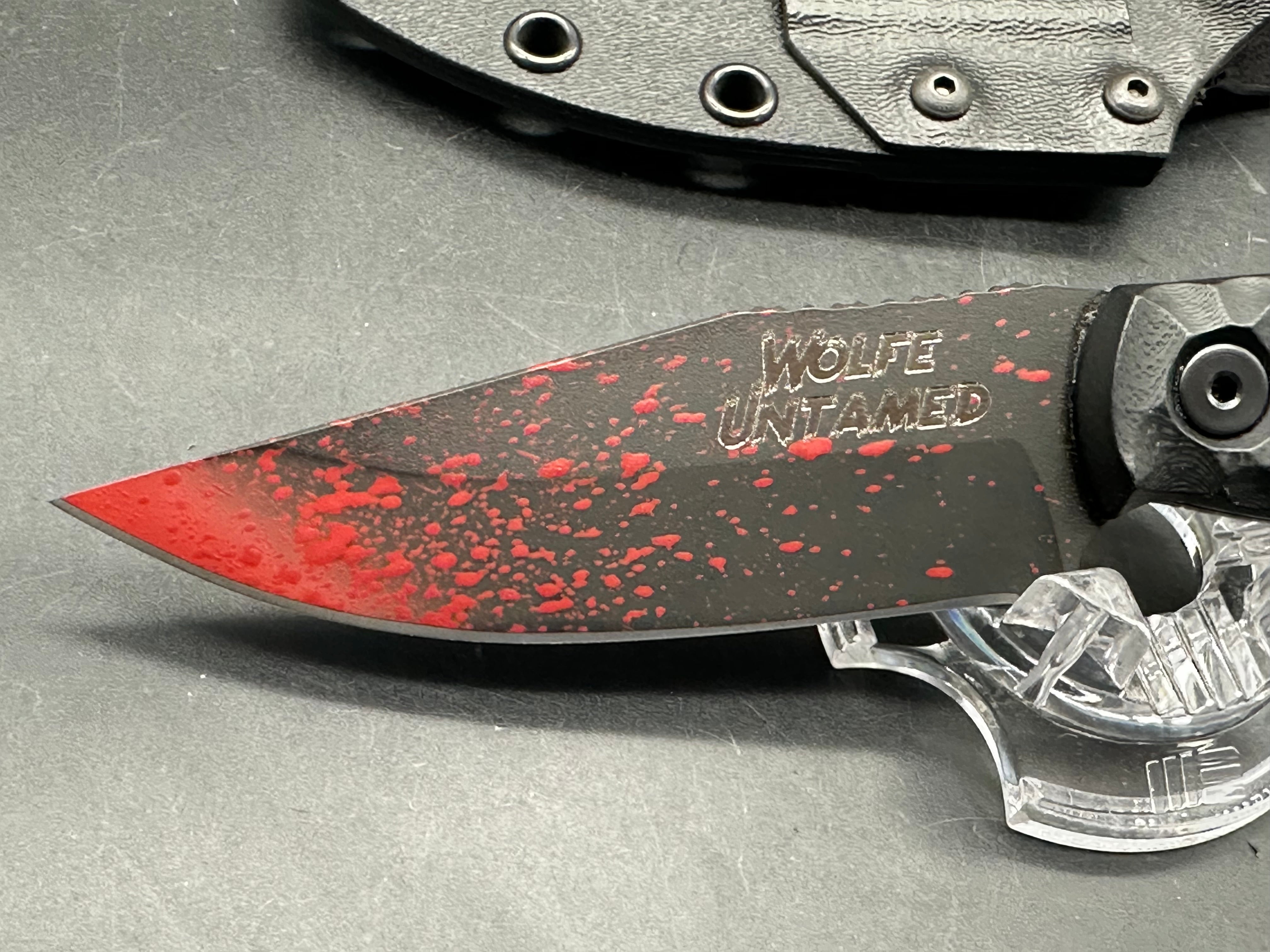Half Faced blades fixed blade