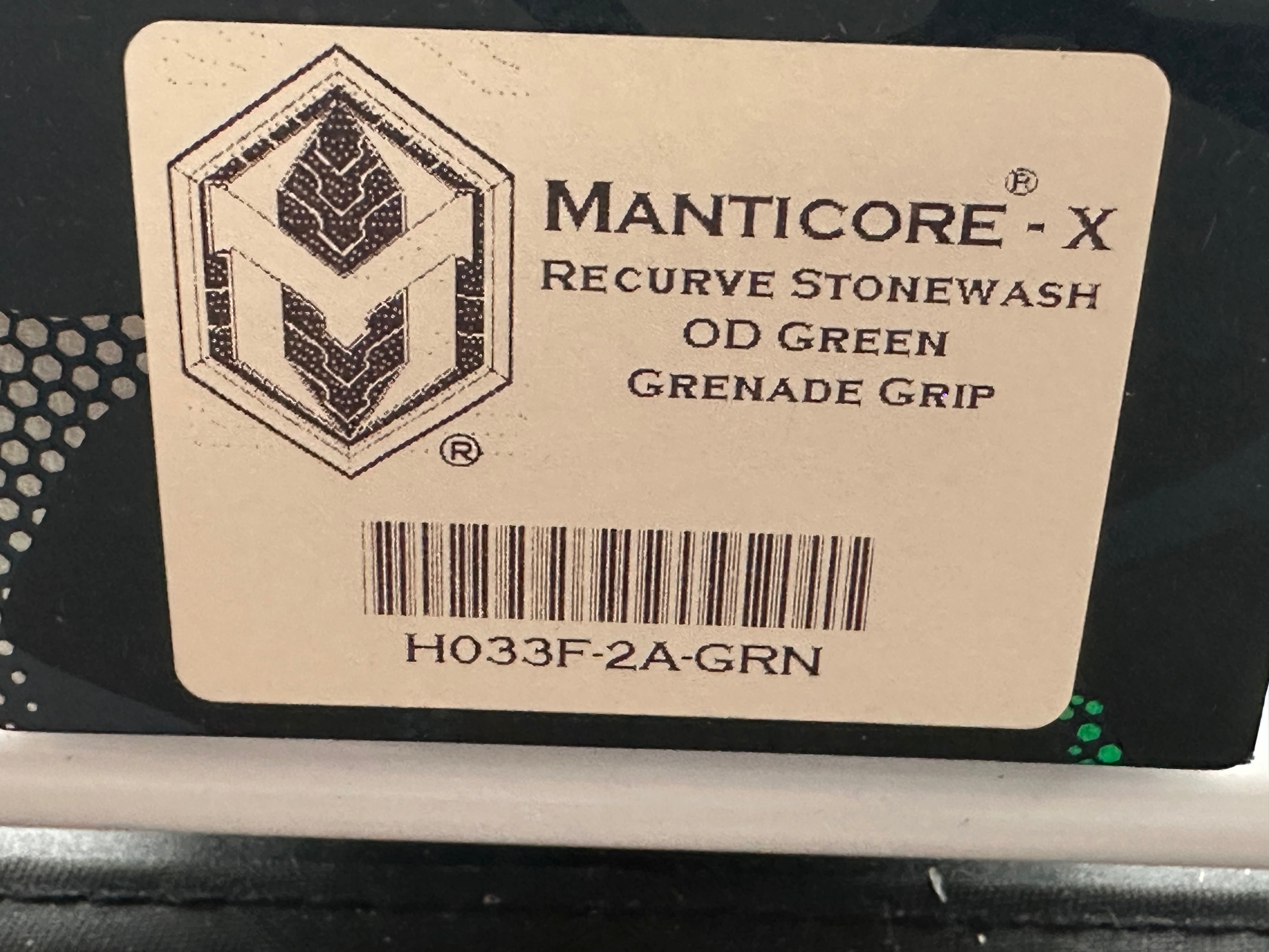 Heretic Manticore X  Green Aluminum/ Magnacut