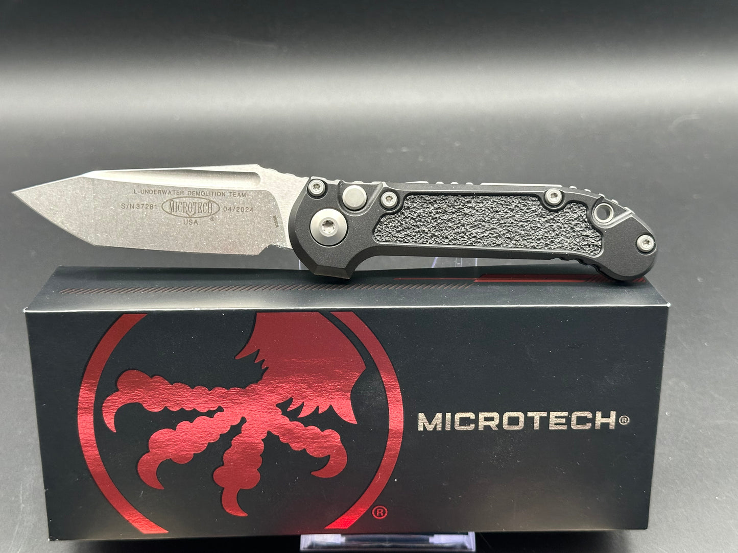 Microtech LUDT Gen III Stonewashed Tanto