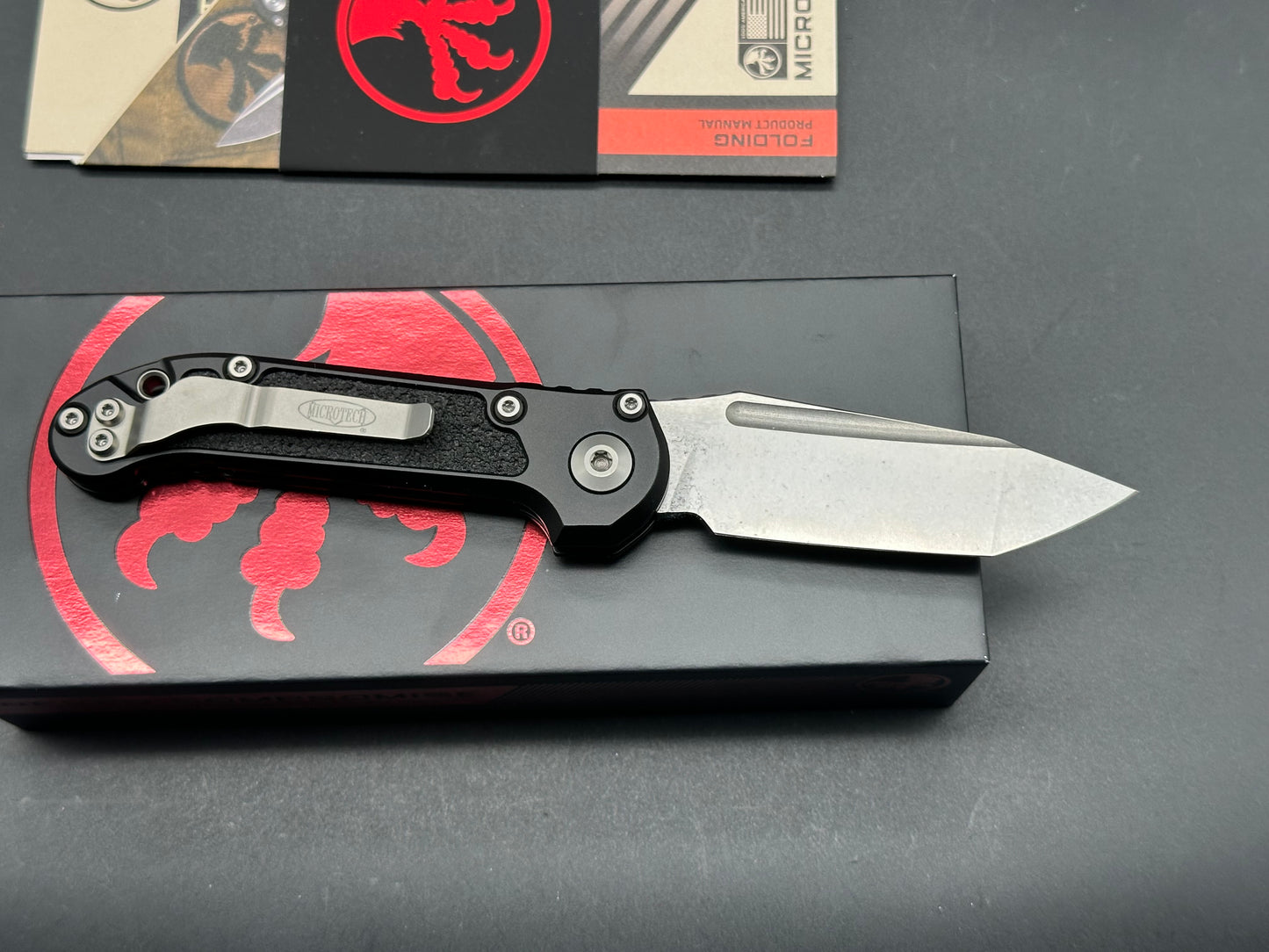 Microtech LUDT Gen III Stonewashed Tanto