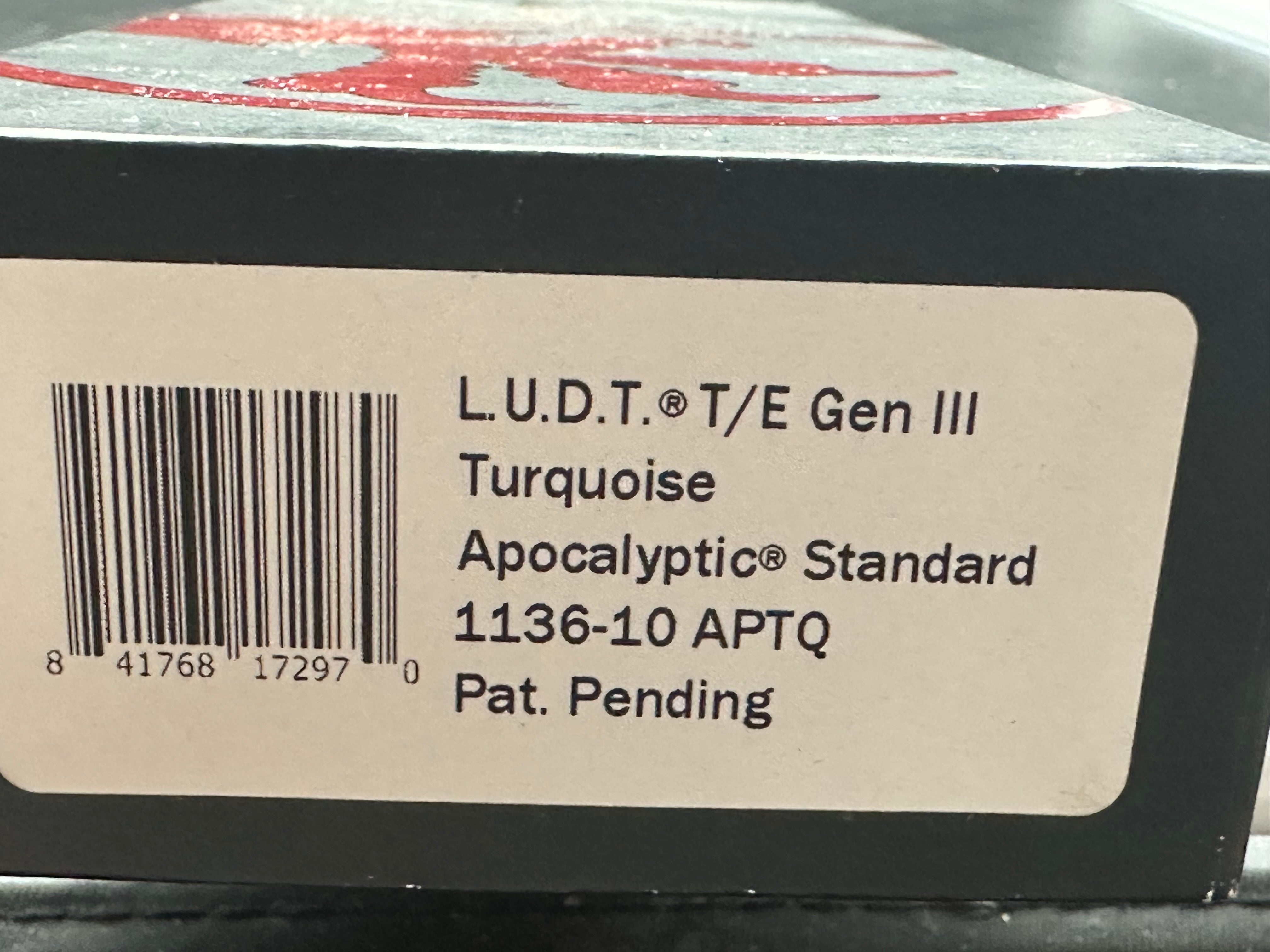 Microtech L.U.D.T. turquoise aluminum/ M390