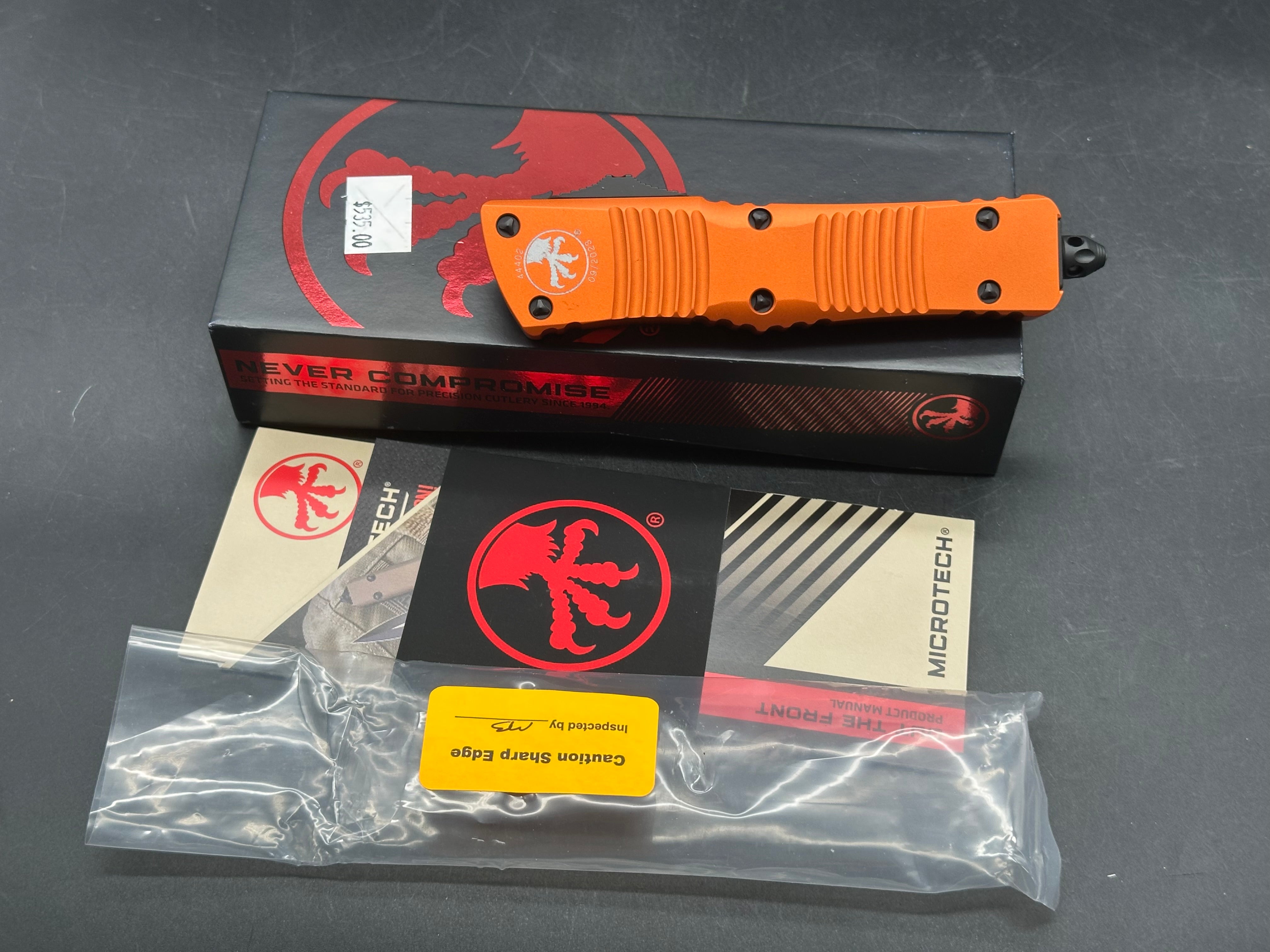 Microtech Combat Troodon Orange S/E 143-10R
