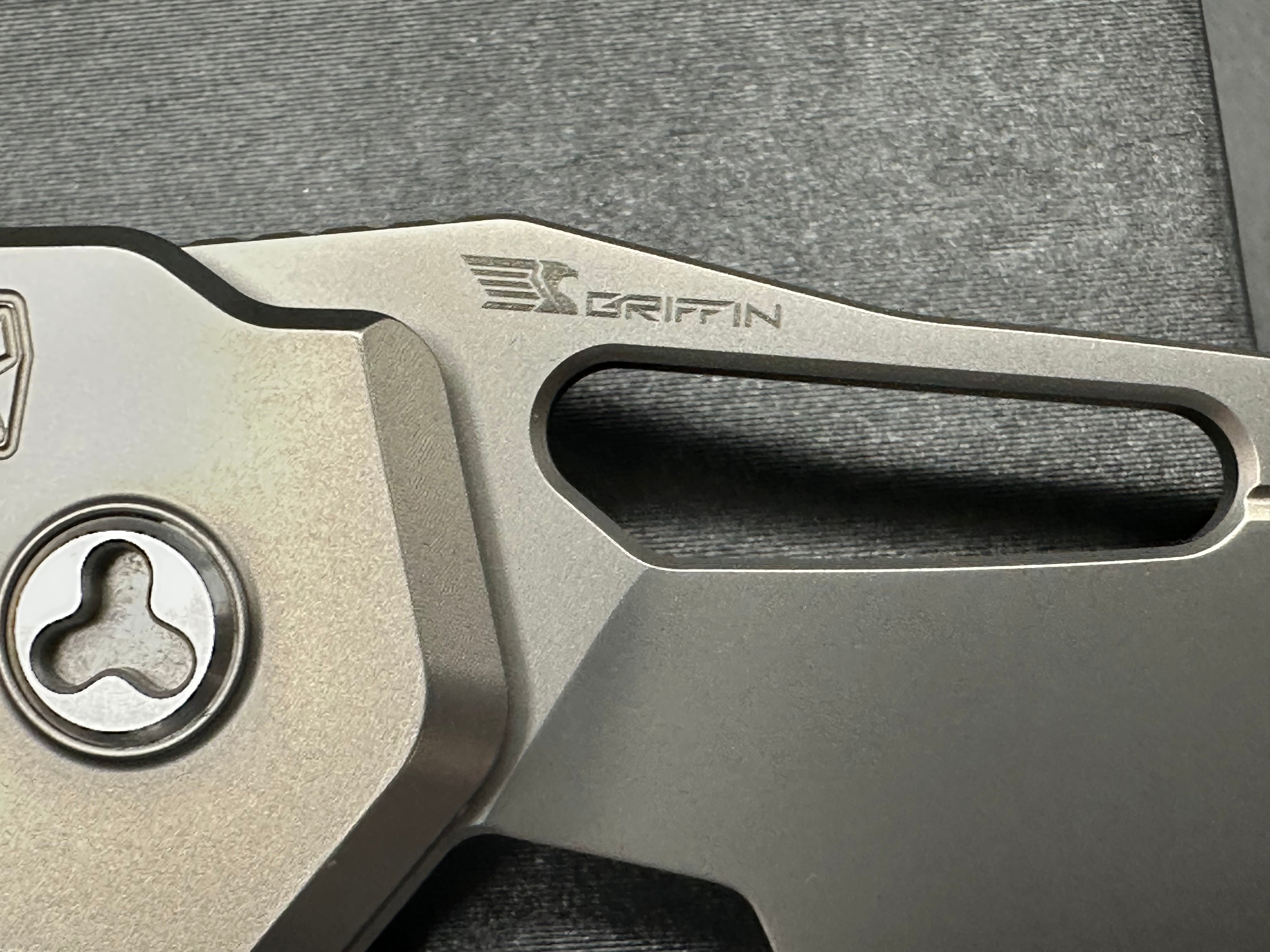 Ketuo Mini Griffin v2 titanium scales and tic coated M390 blade