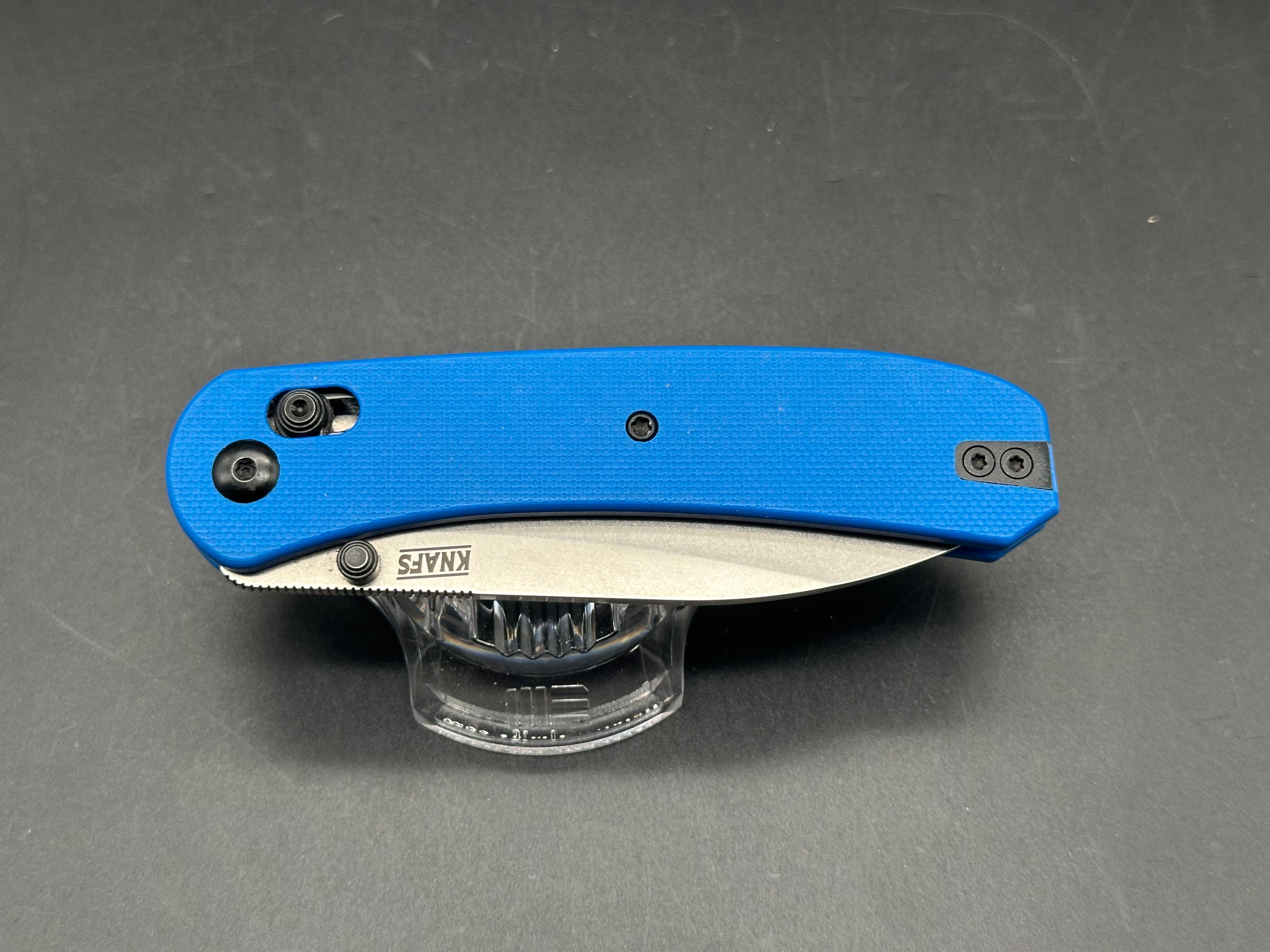 Knafs Lander 2 blue G10 scales CPM=S35VN Steel