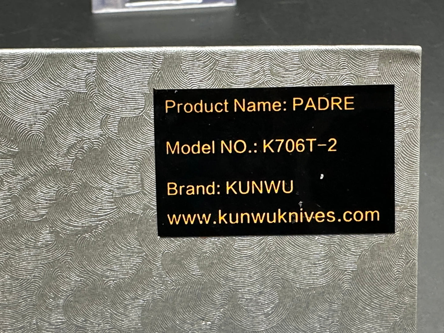 KUNWU KNIVES PADRE SATIN TITANIUM HANDLE FOLDING KNIFE VANAX STEEL