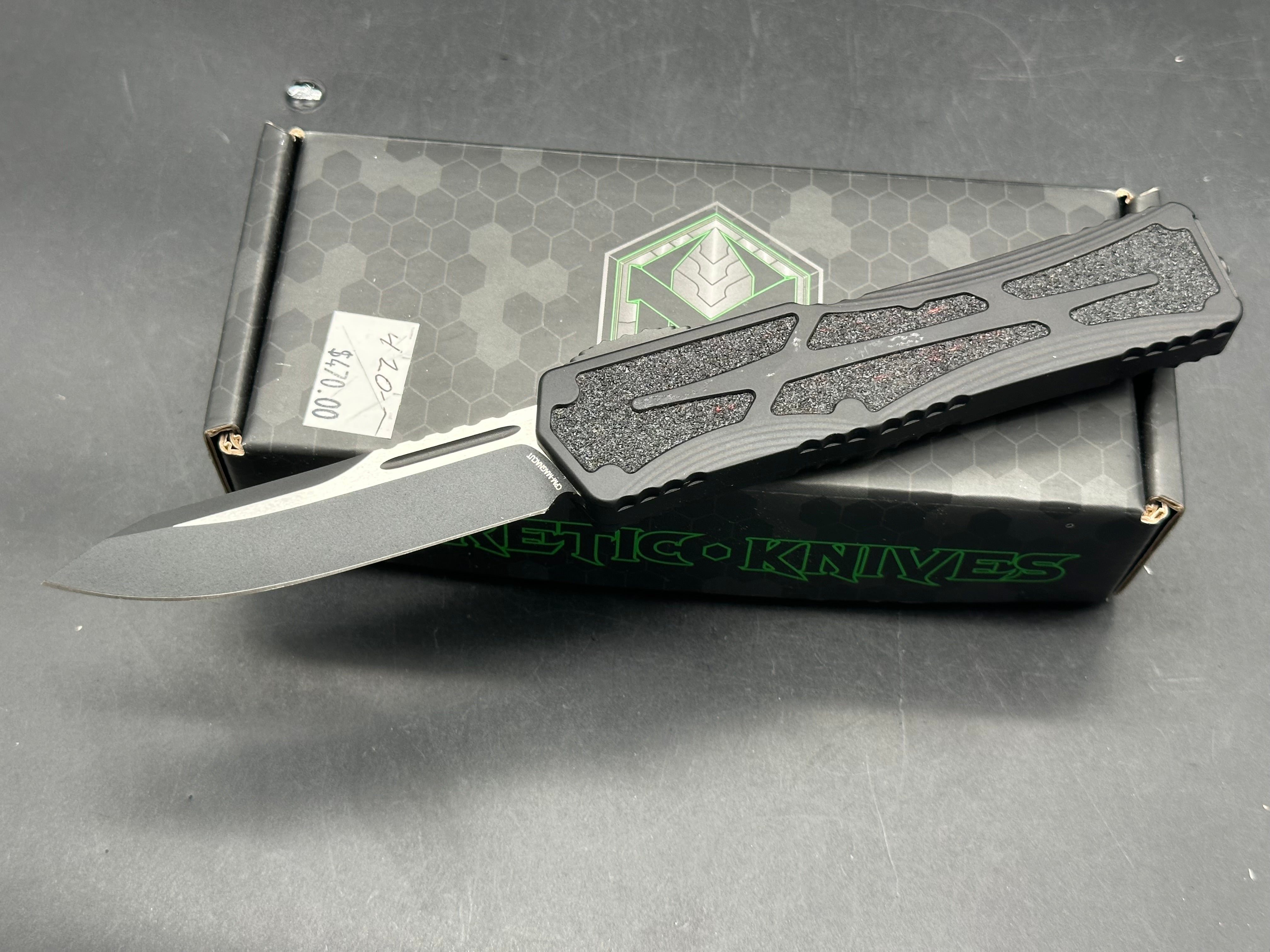 Heretic Colossus Single edge black aluminum Magnacut