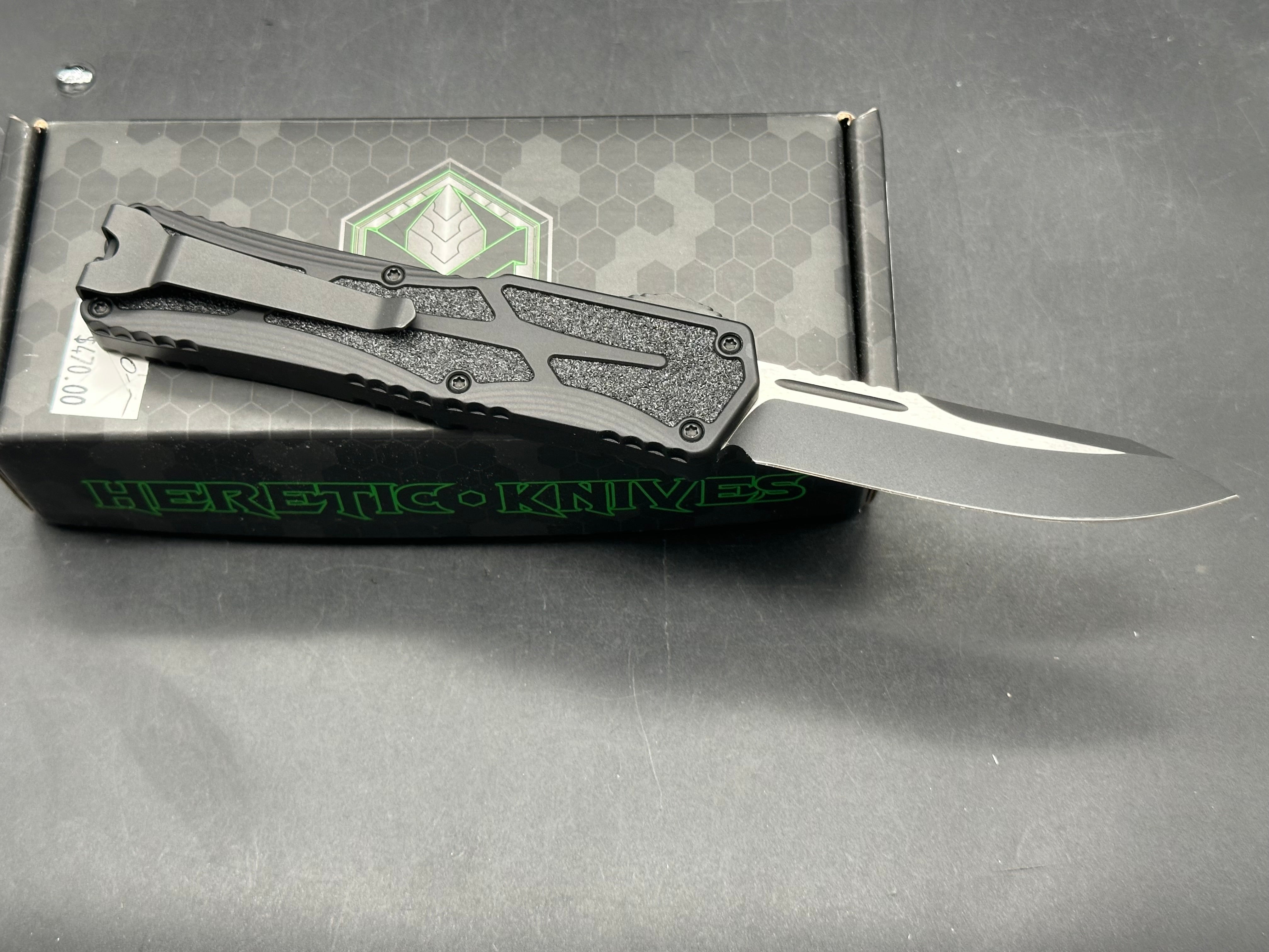 Heretic Colossus Single edge black aluminum Magnacut