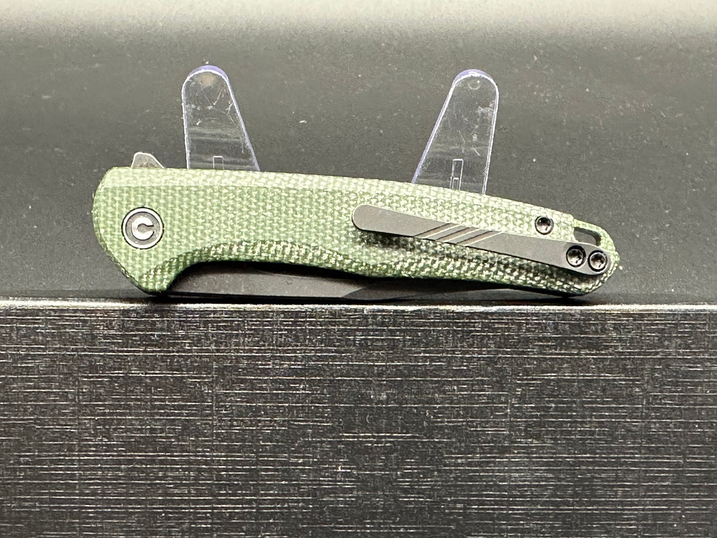 Civivi Mini Sandbar Green micarta