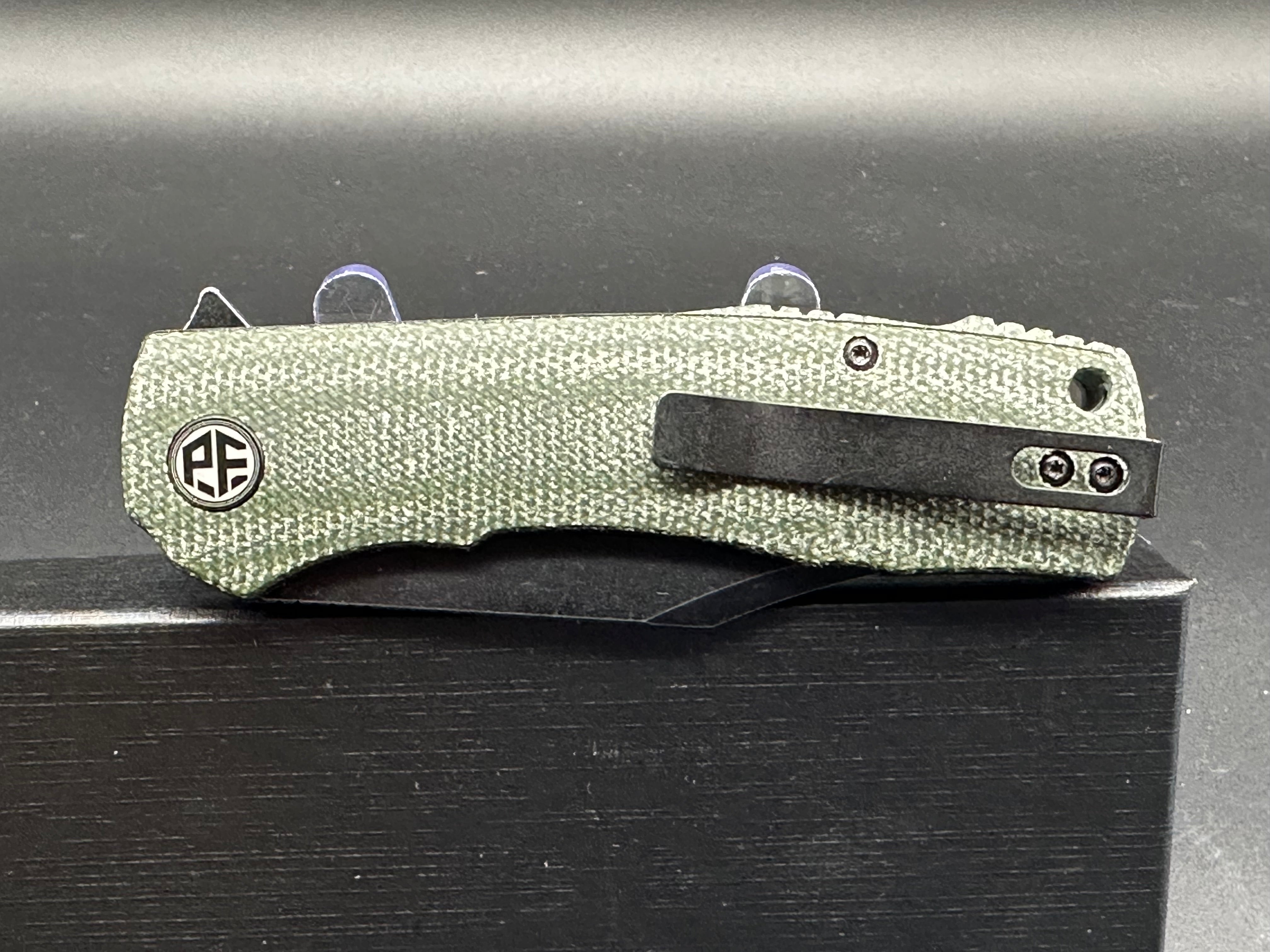 Petrified Fish PFP03 Victor Green Micarta