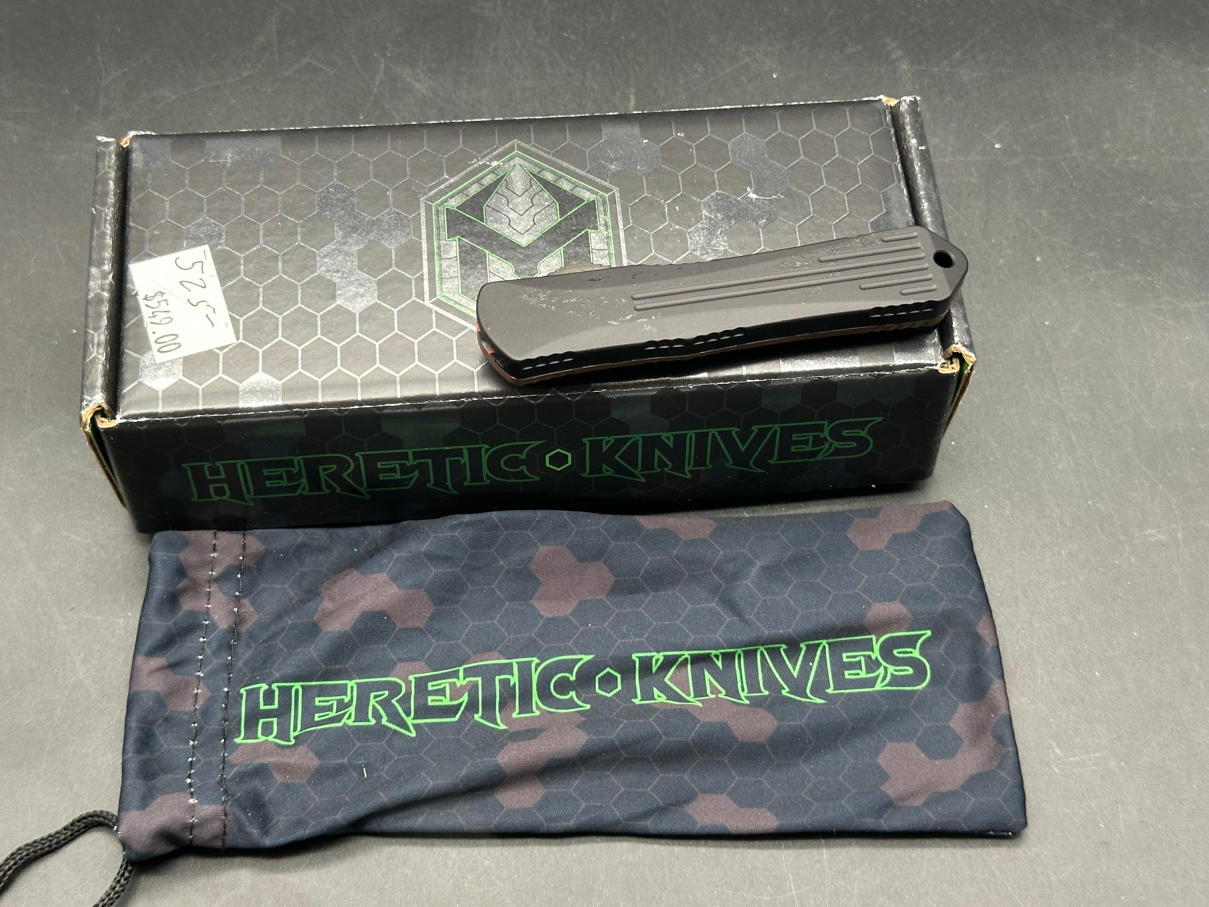 Heretic Manticore S Bowie DLC black ano w/Orange camo carbon