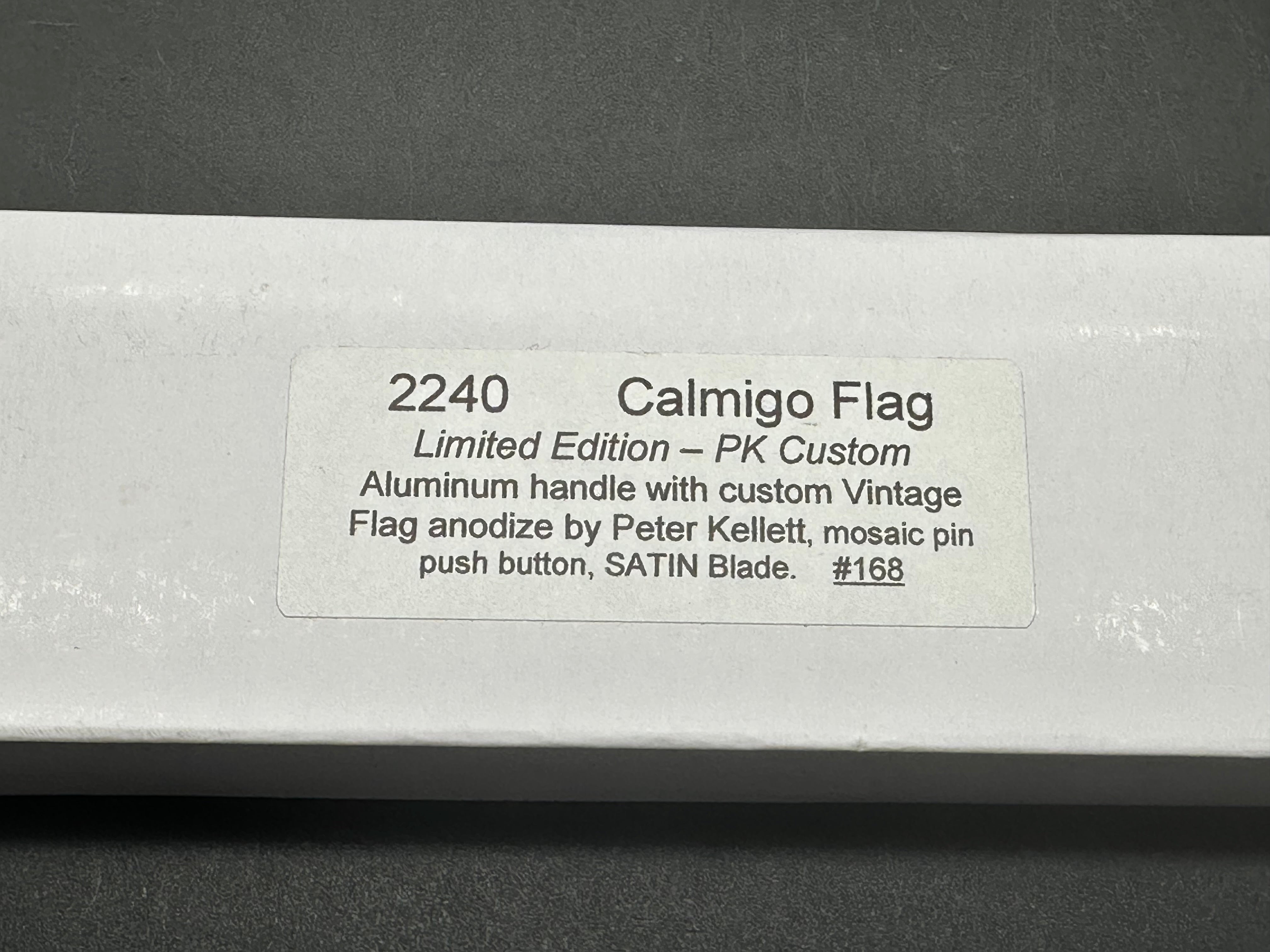 Protech Calmigo Flag Limited Edition #168
