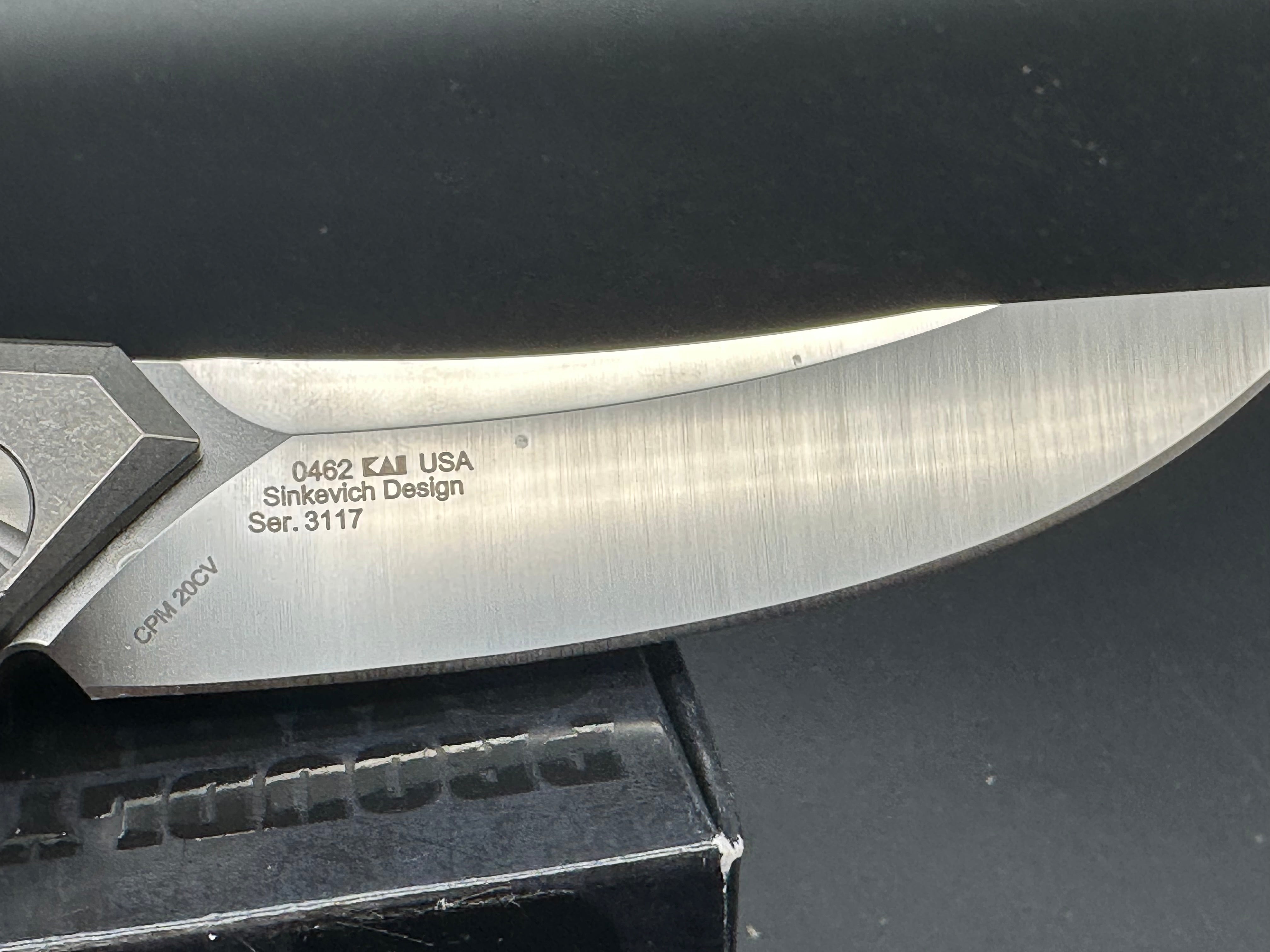 Zero Tolerance Sinkevich 0462 Flipper Knife Red Carbon Fiber