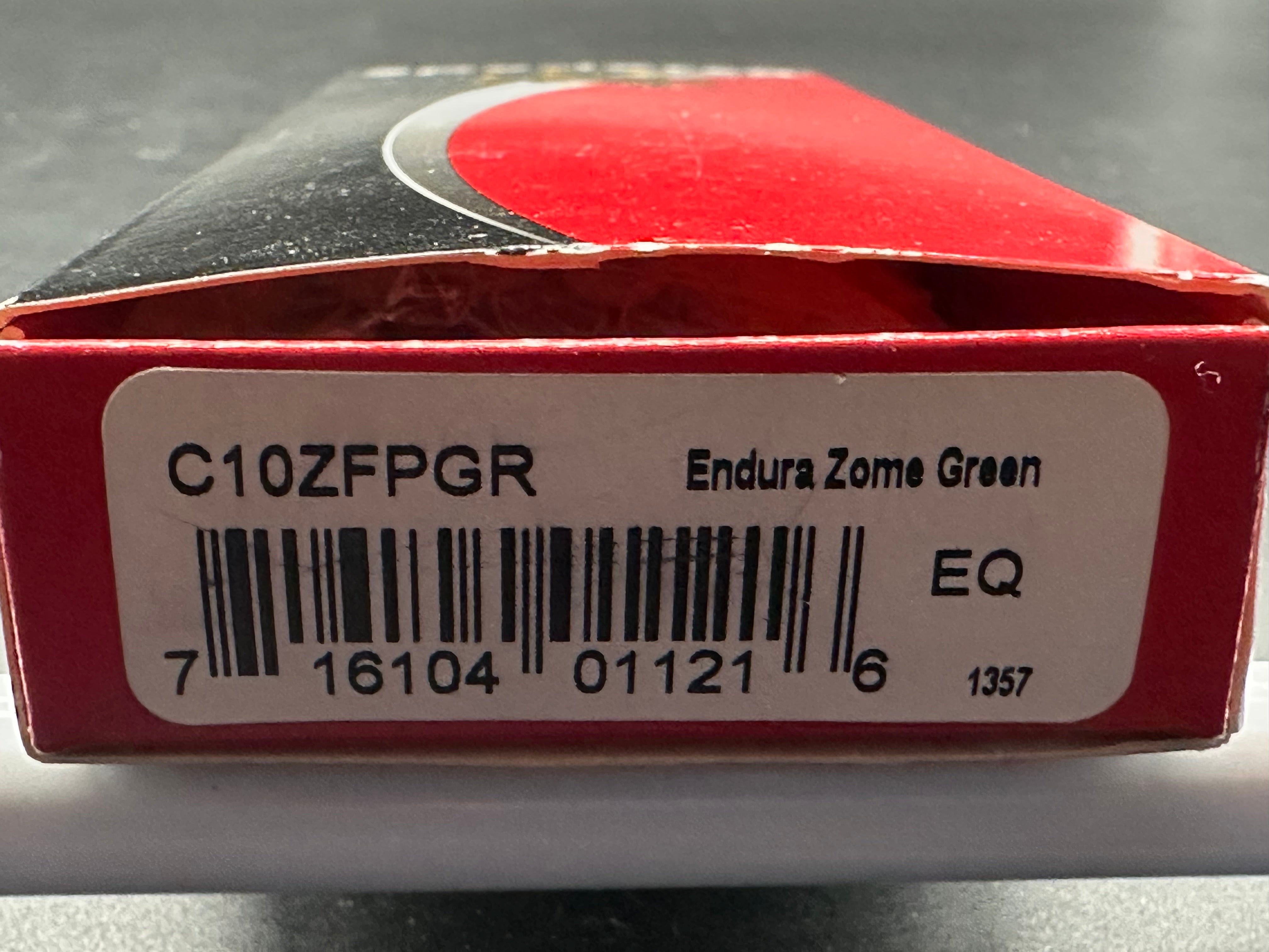 Spyderco Endura 4 Knife Zome Green FRN (3.75" Satin)