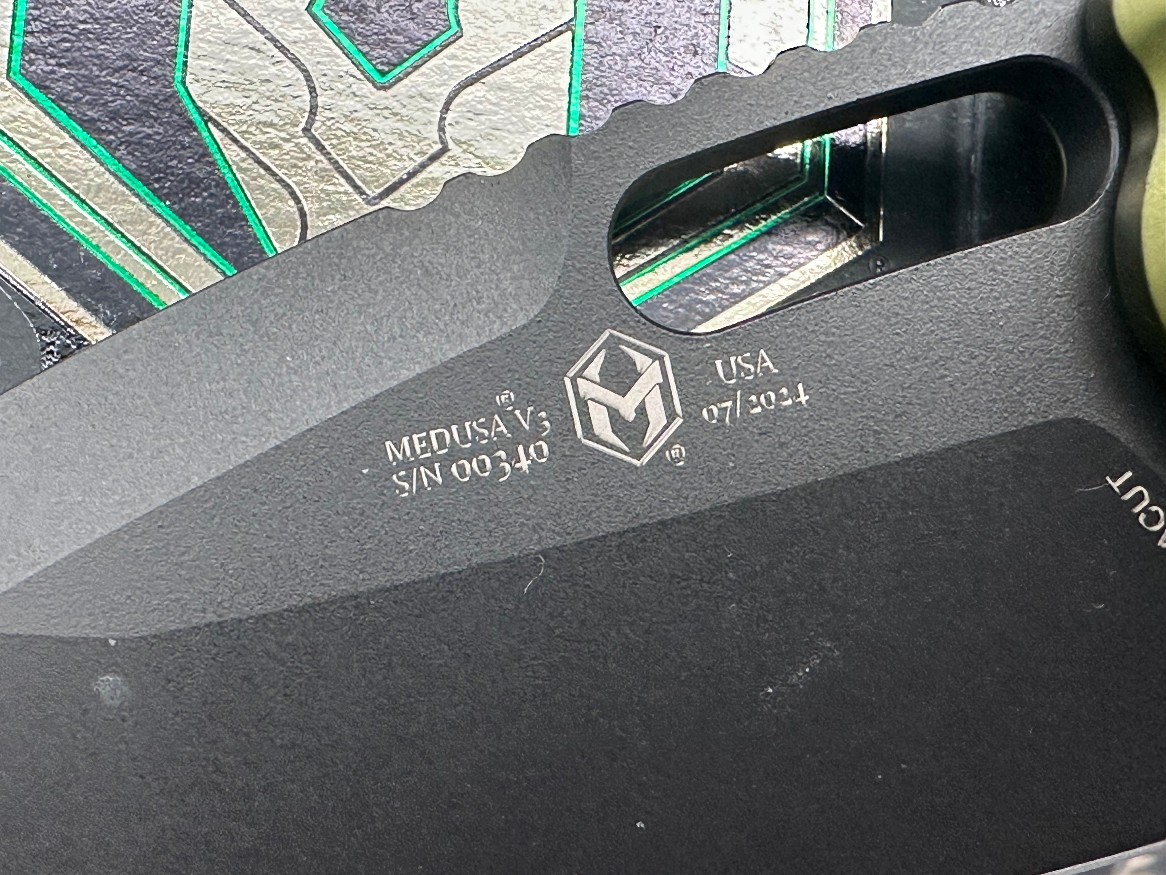 Heretic Medusa Tanto Black / OD Green