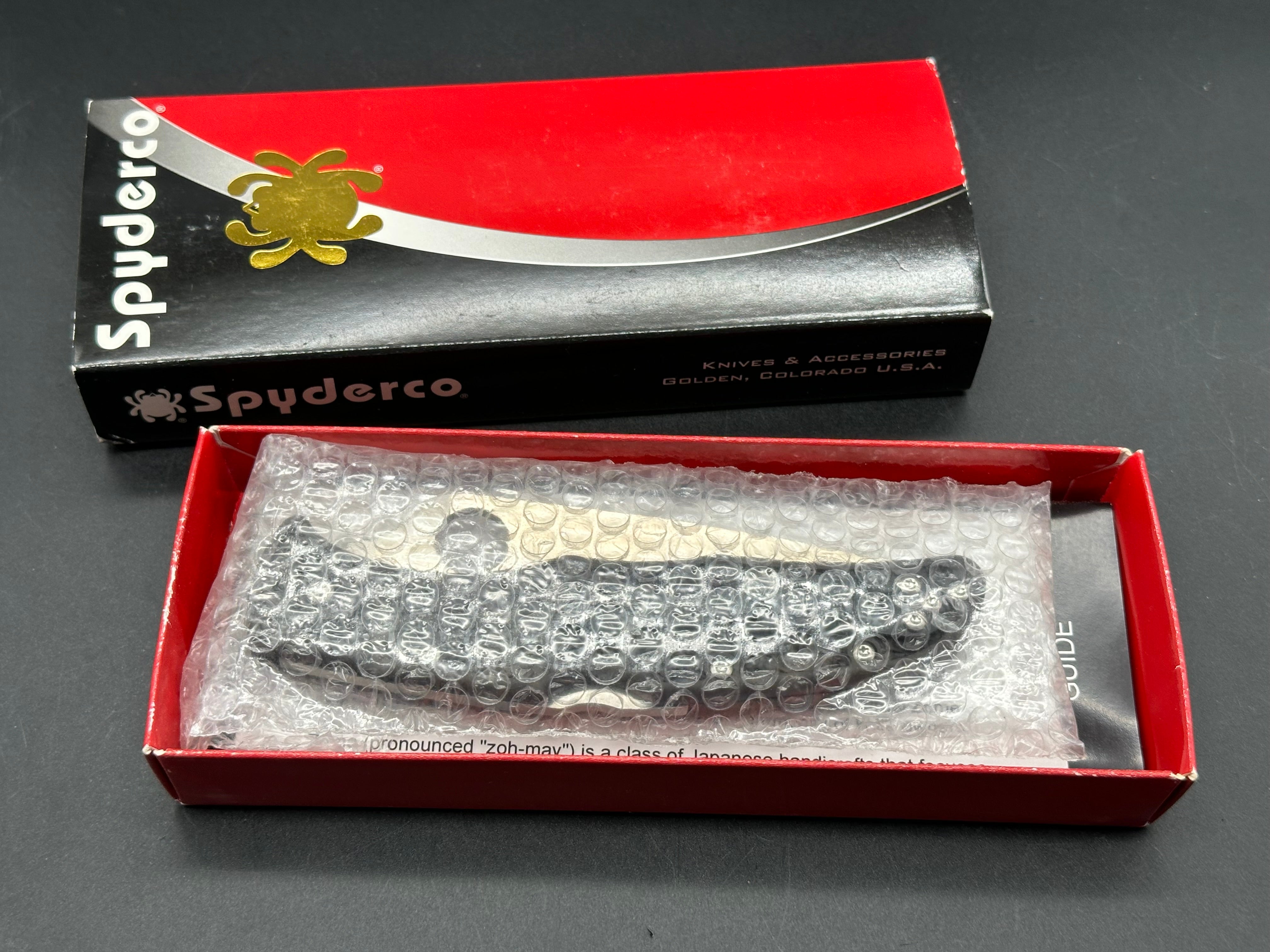 Spyderco Endura 4 Knife Zome Green FRN (3.75" Satin)