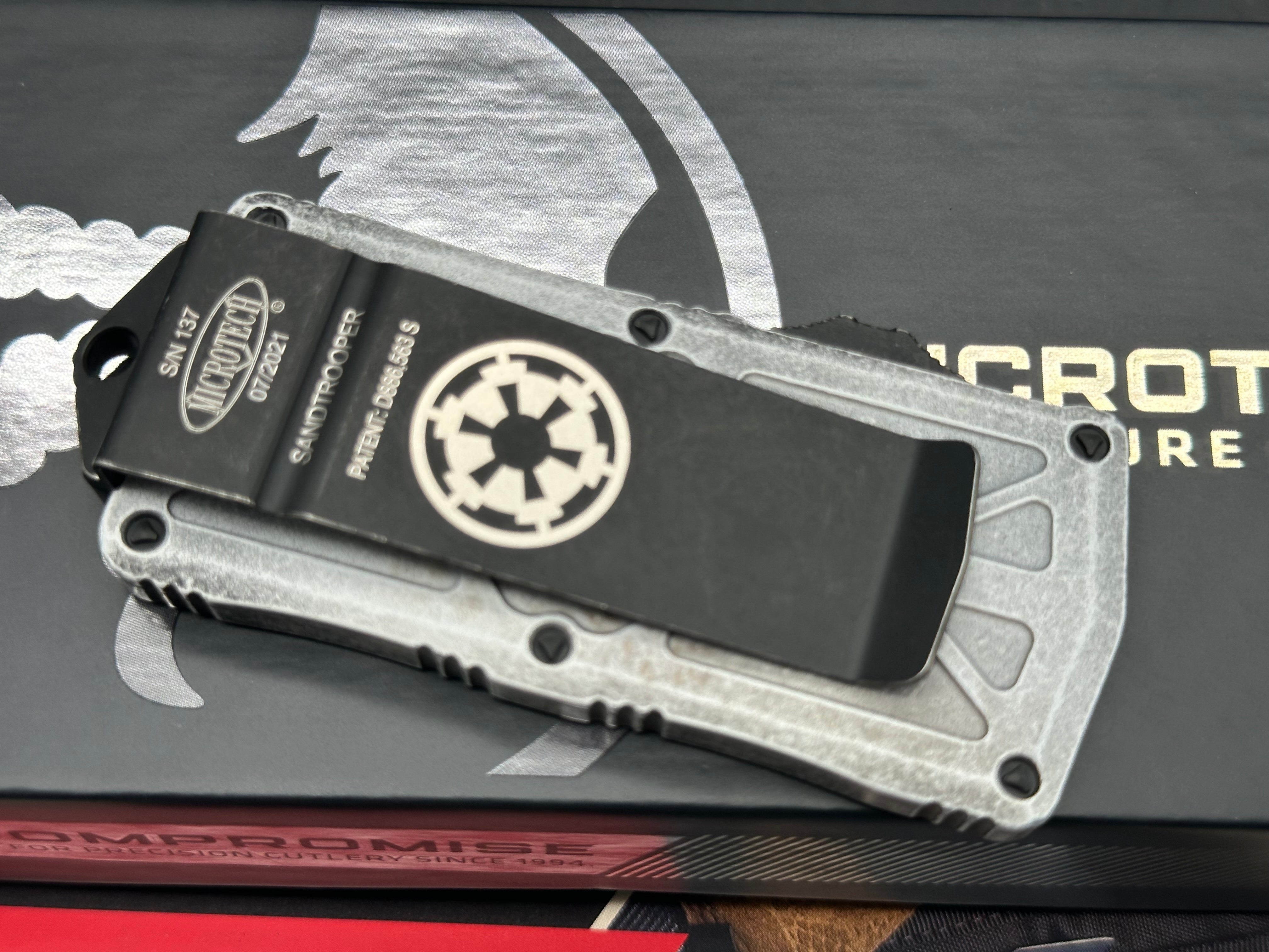 Microtech Exocet Sandtrooper tanto OTF