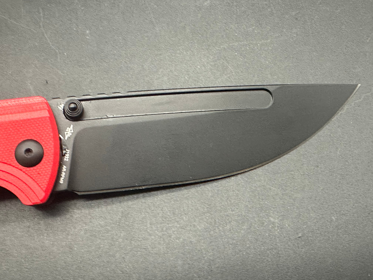 CJRB Cutlery Resource Liner Lock Knife Red G-10