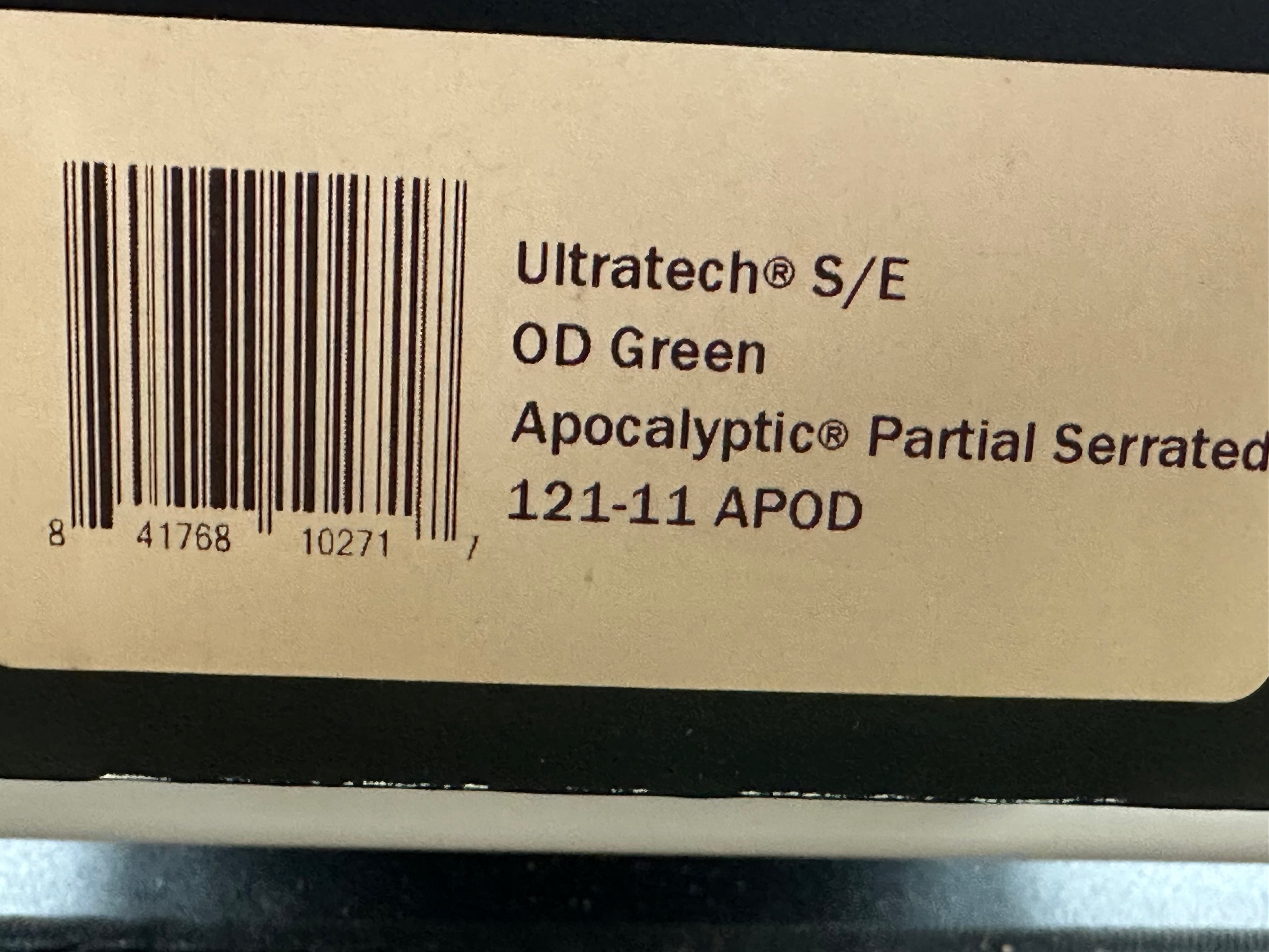 Microtech Ultratech S/E OTF Automatic OD Green (3.4" Apocalyptic)