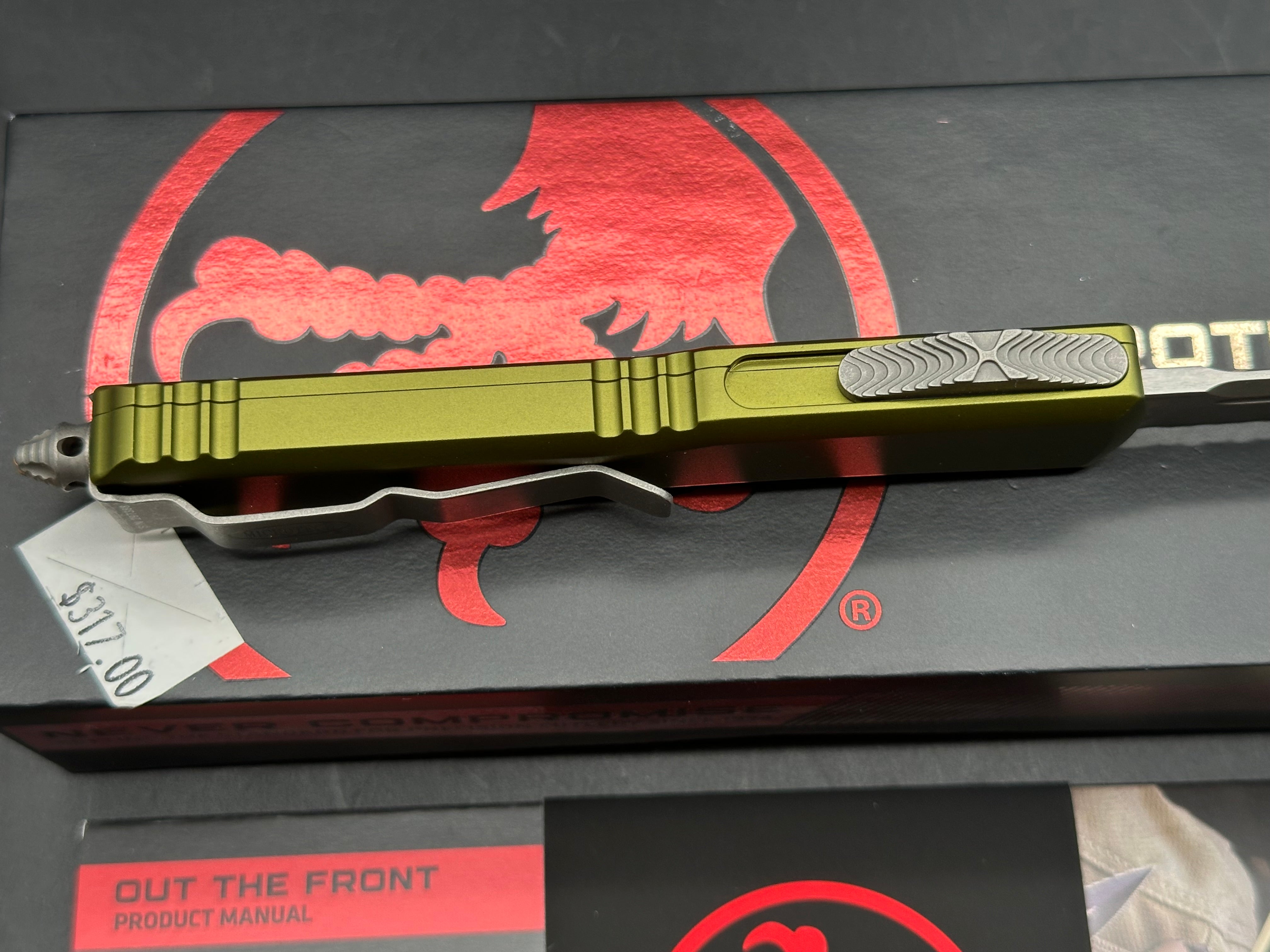 Microtech Ultratech S/E OTF Automatic OD Green (3.4" Apocalyptic)