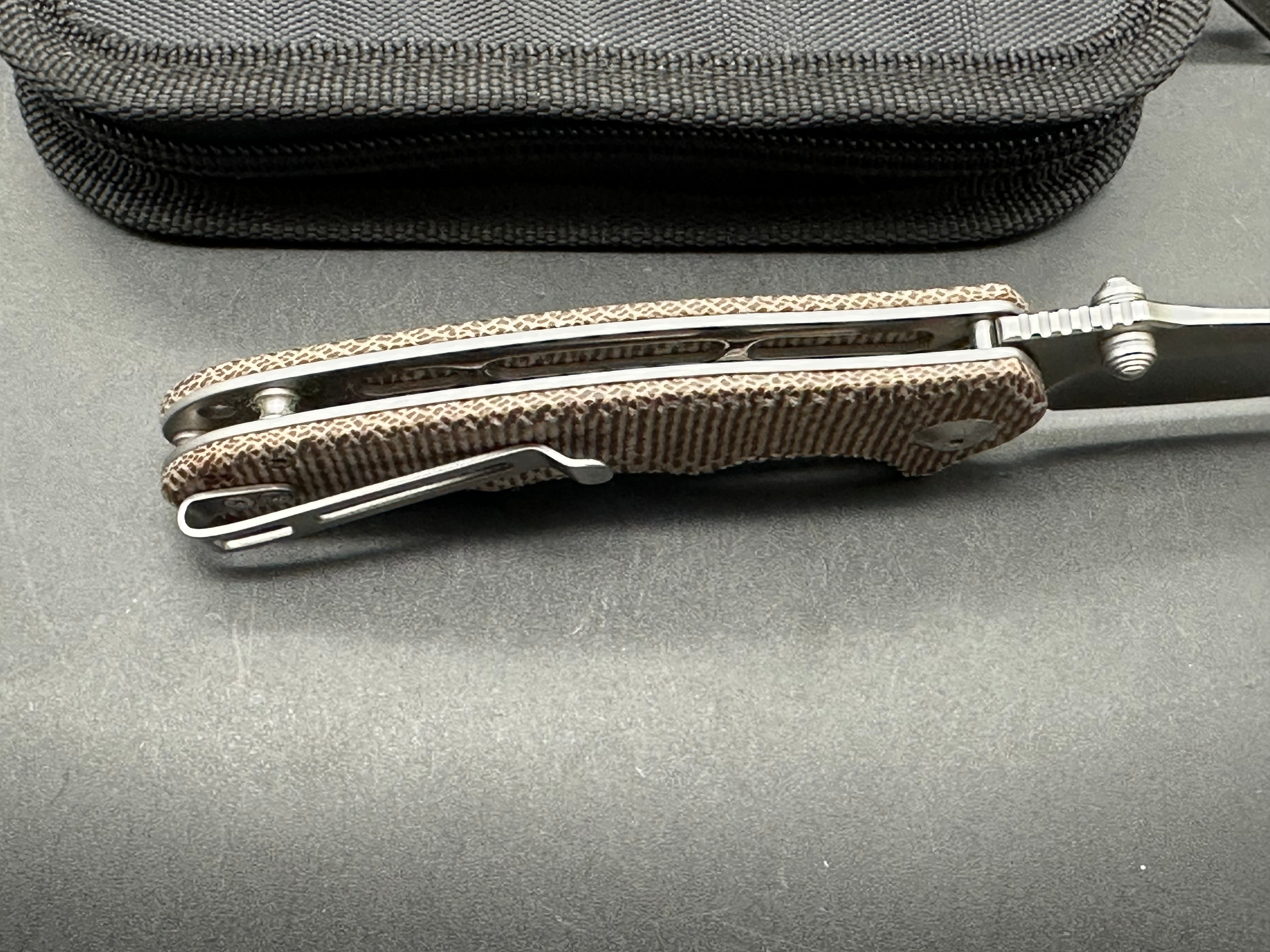 CIVIVI Hooligan Liner Lock Knife Snakeskin Micarta (2.98" Satin D2)