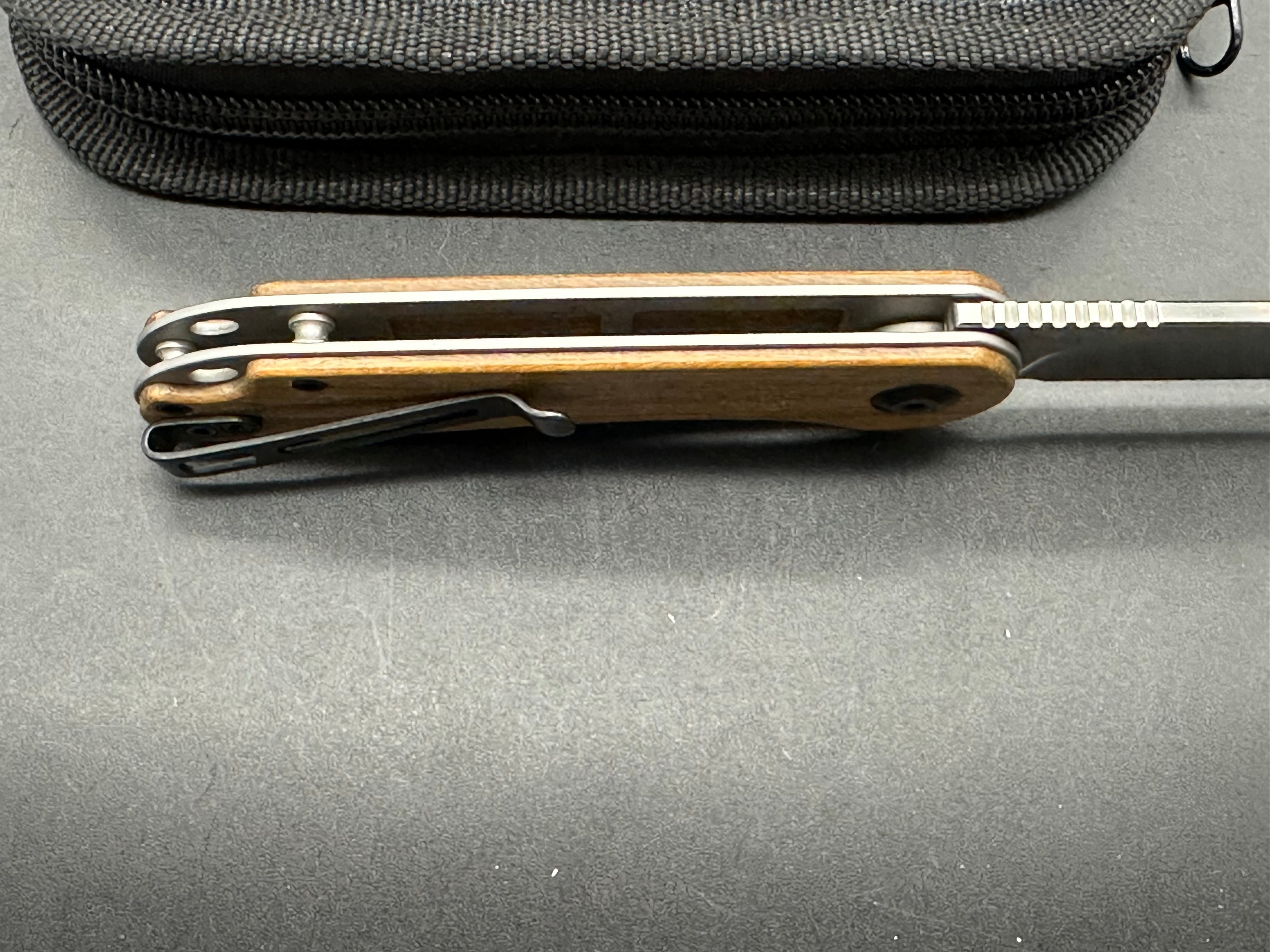 CIVIVI Elementum Liner Lock Knife Rosewood (2.9" Satin D2)