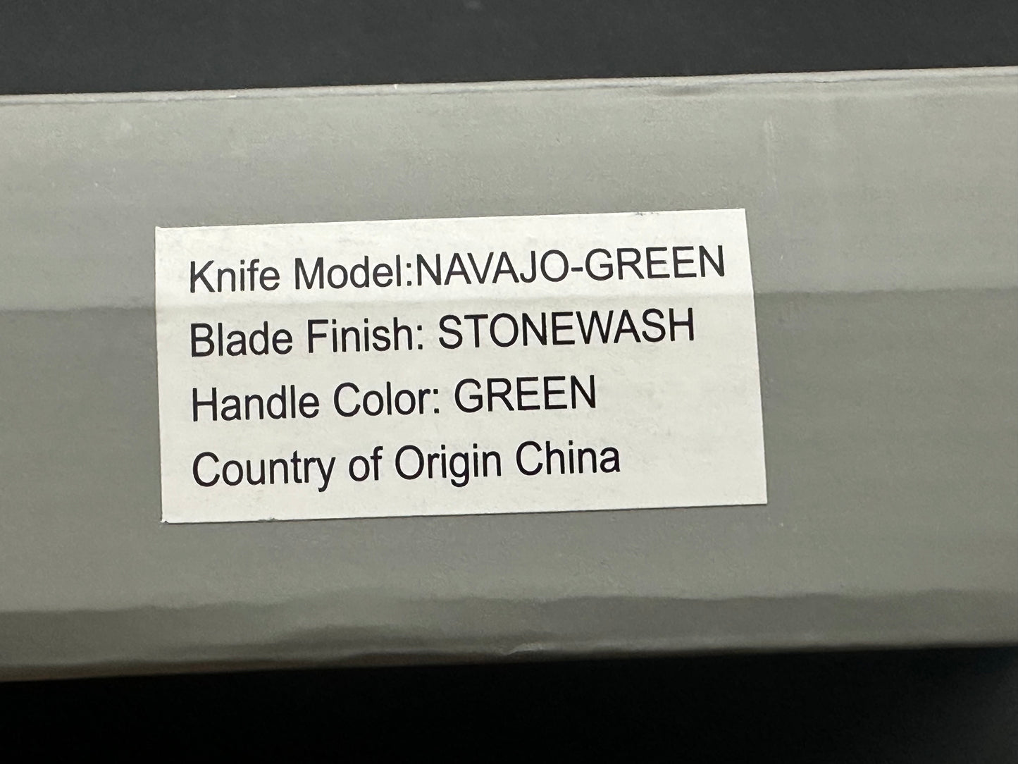 BRS E-Volve Navajo Liner Lock Knife Green G10 (3.5" Stonewash)