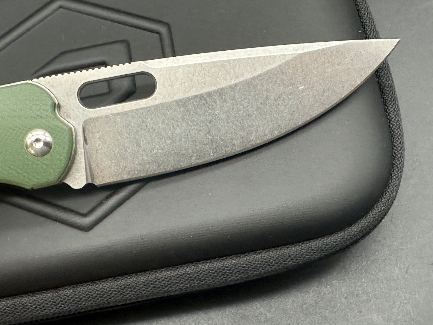 BRS E-Volve Navajo Liner Lock Knife Green G10 (3.5" Stonewash)