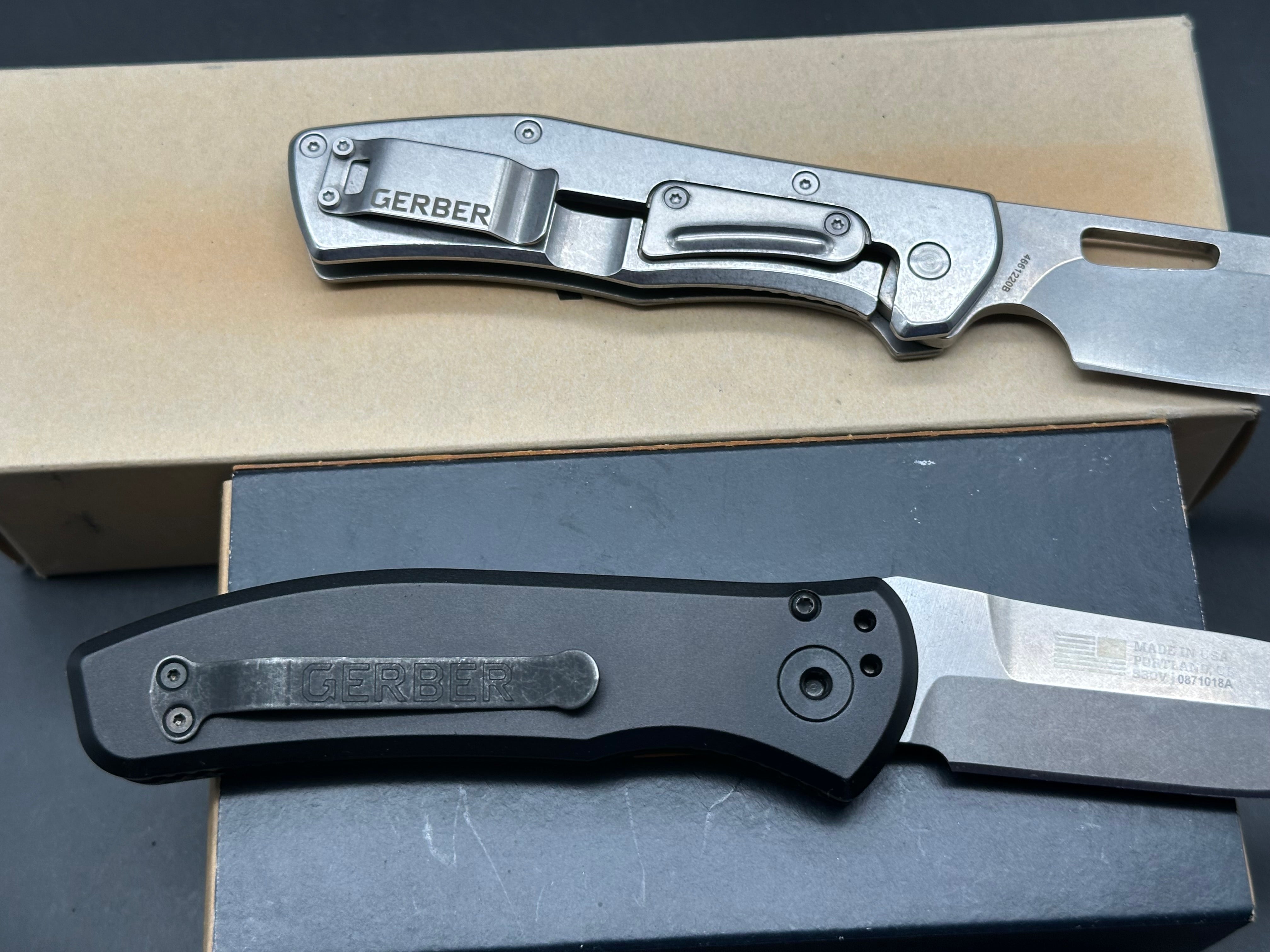 2 knife Gerber bundle Gerber Empower Auto w/S30V and Flatiron