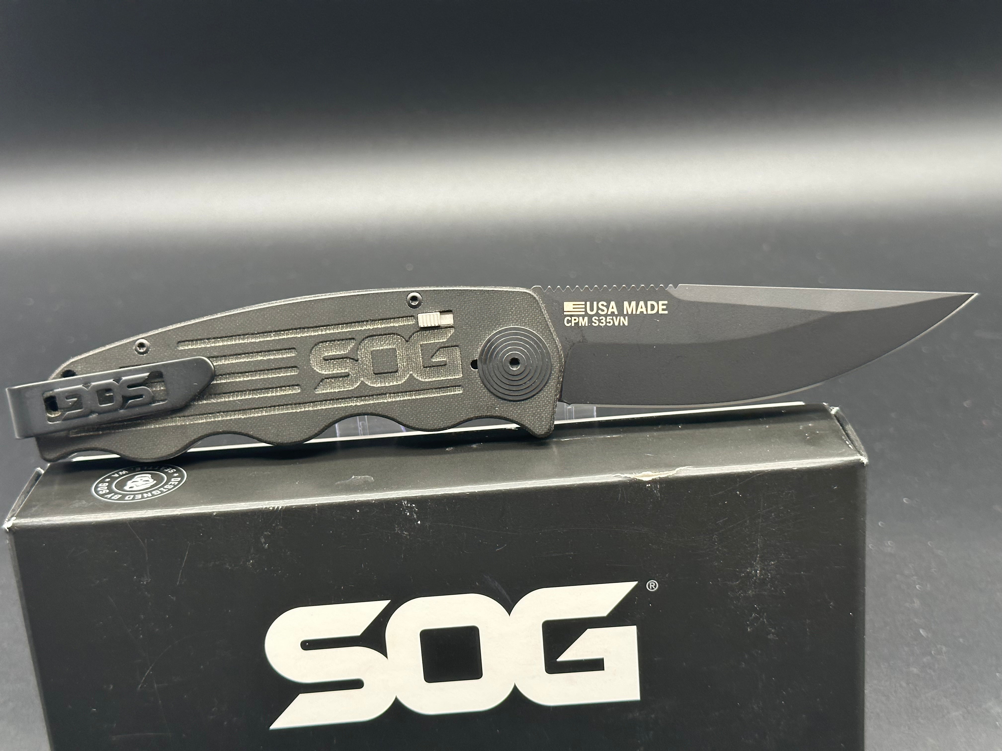 SOG TO1011-BX TAC OPS black Tini Micarta