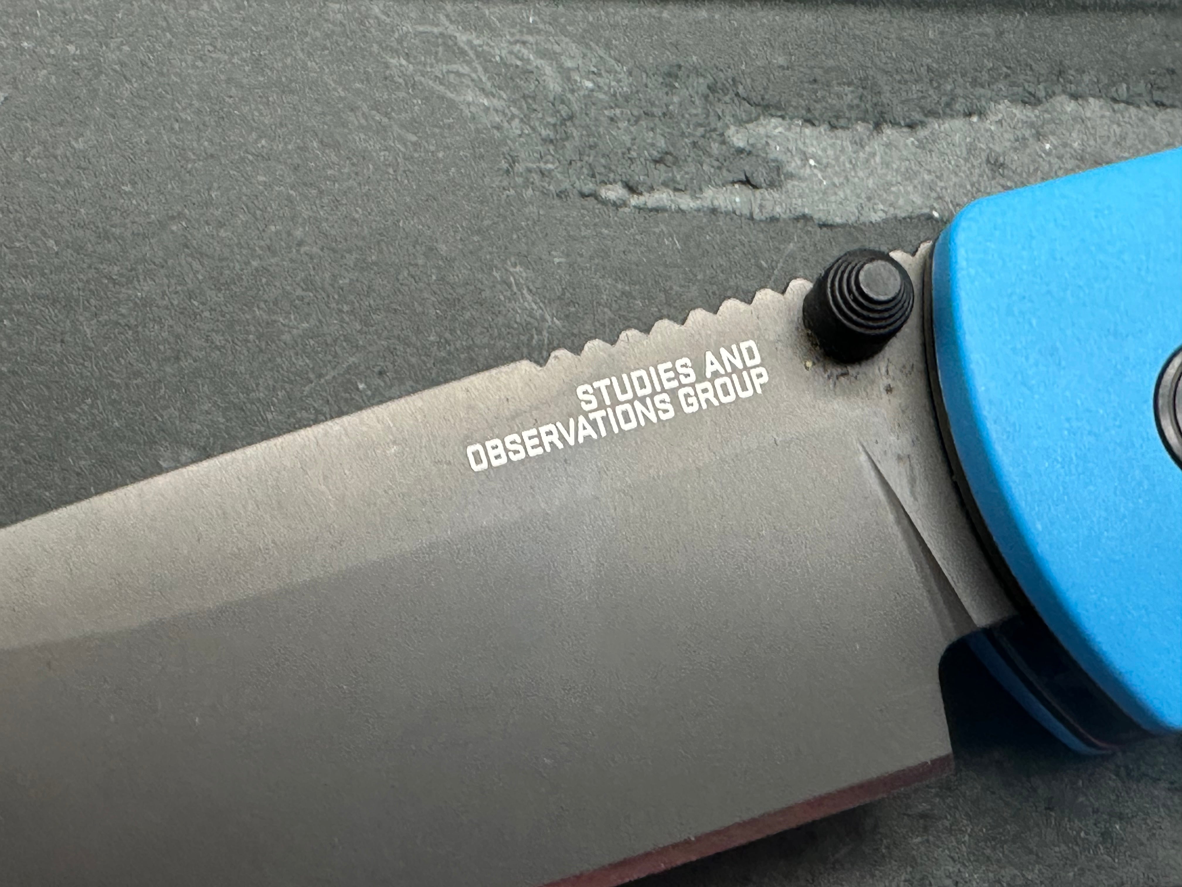 SOG Flash AT-XR Lock Knife Civic Cyan GRN 3.45"