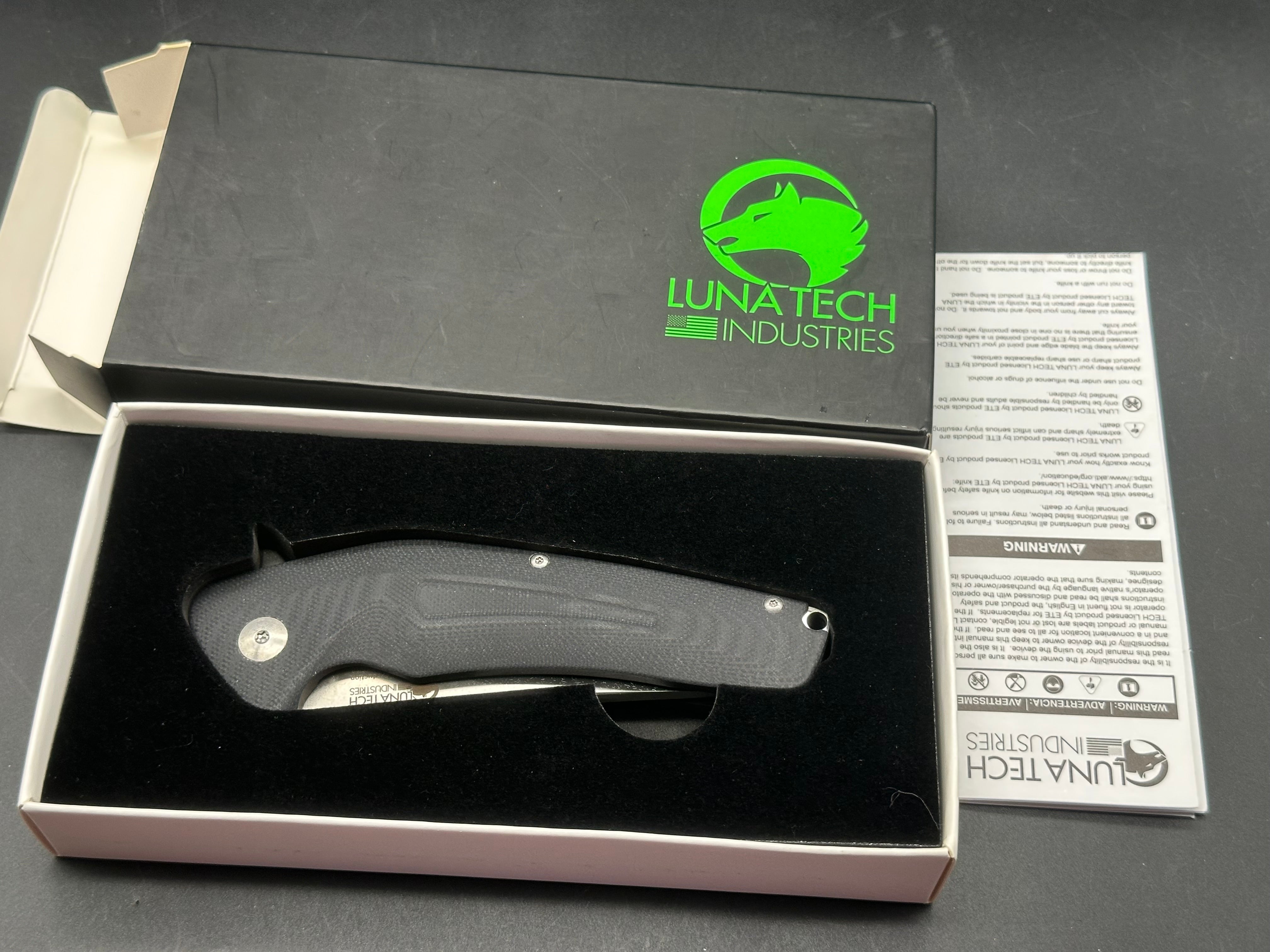 Luna Tech 3.6" BROUS FOLDING KNIFE