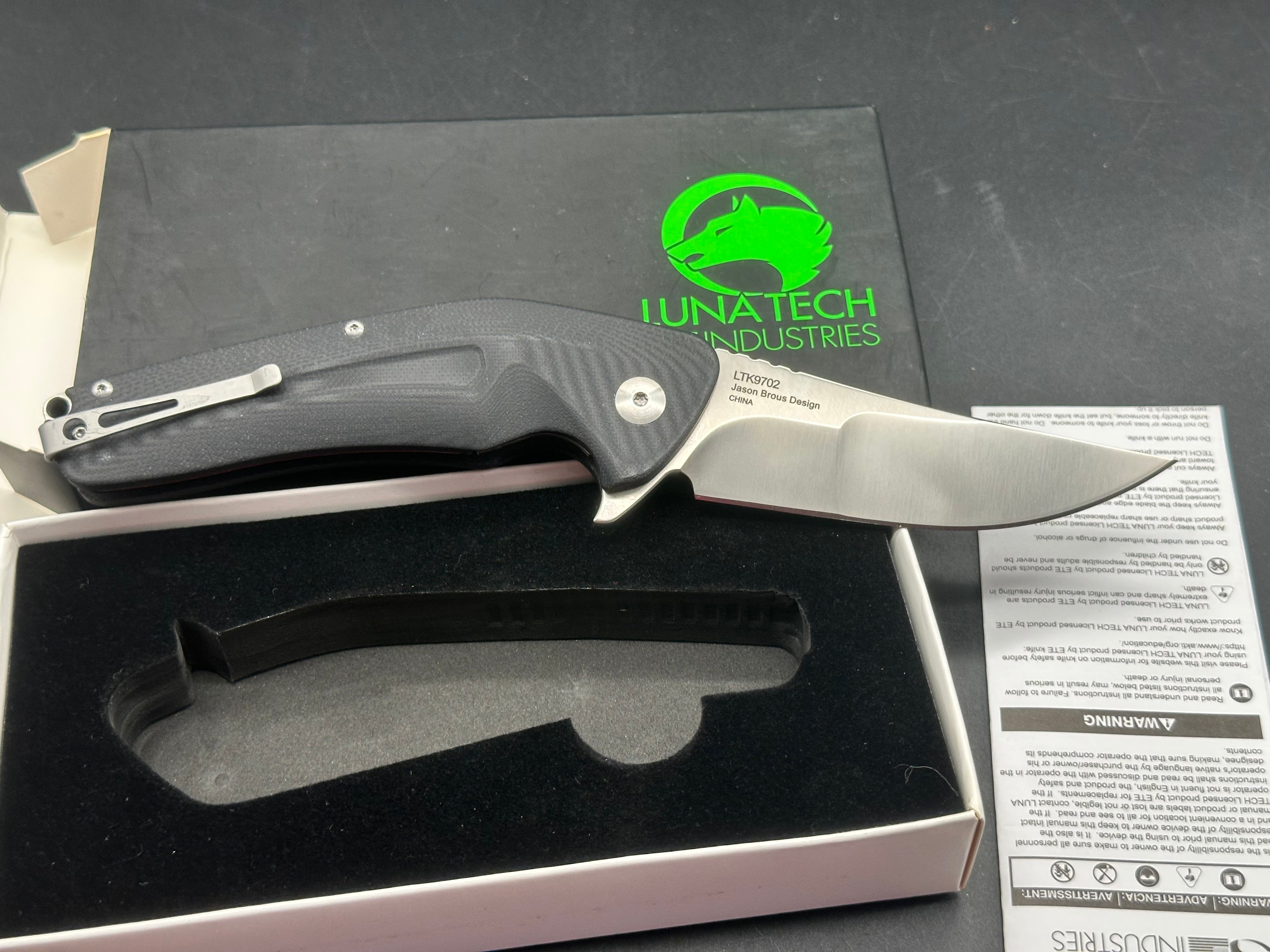 Luna Tech 3.6" BROUS FOLDING KNIFE