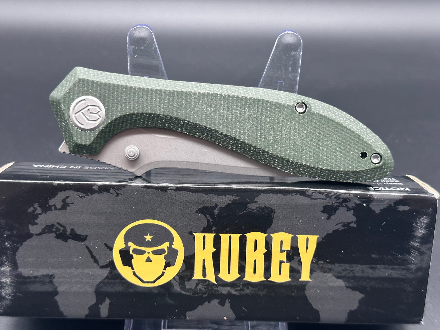 Kubey Ruckus Green Micarta