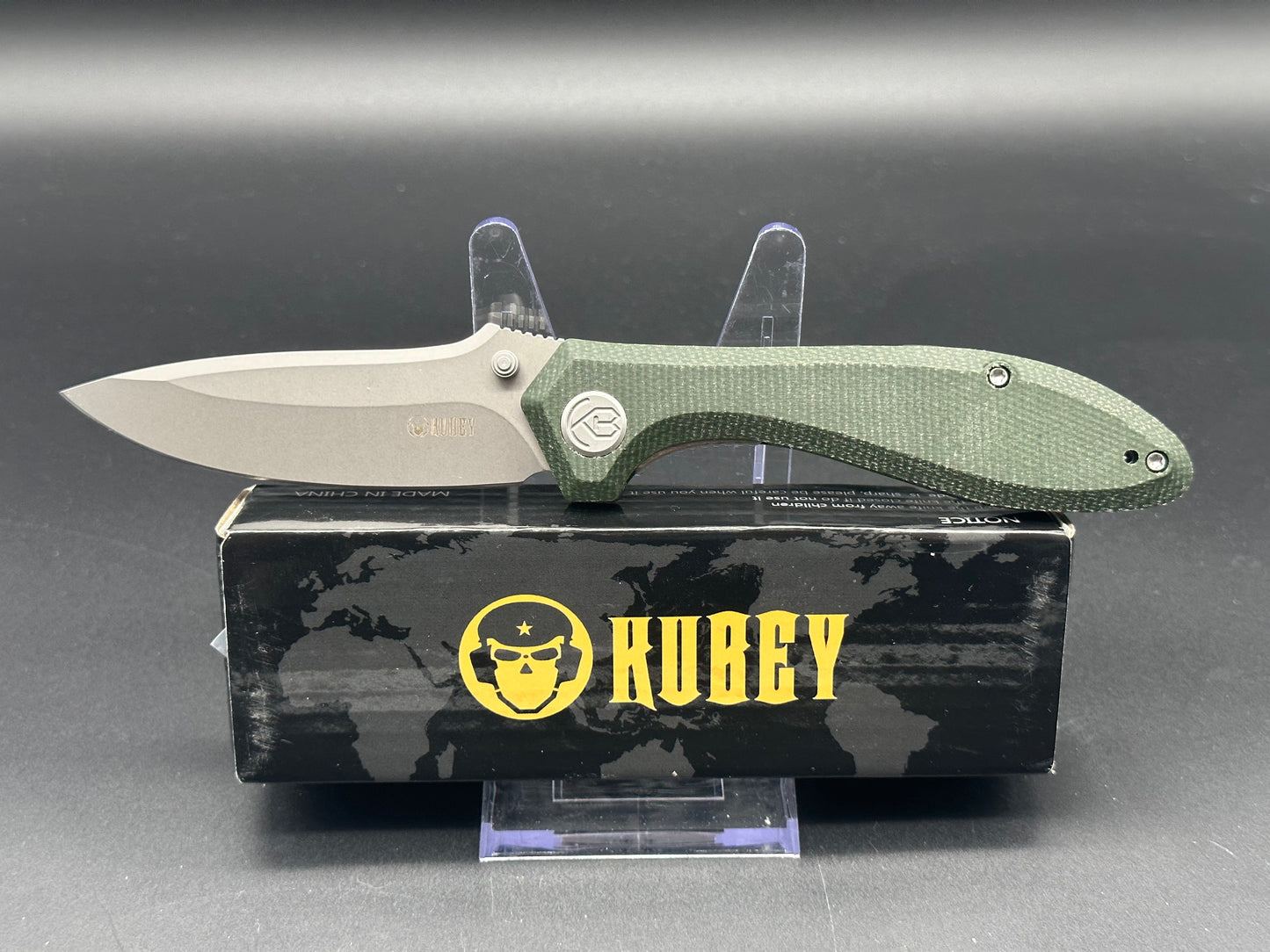 Kubey Ruckus Green Micarta