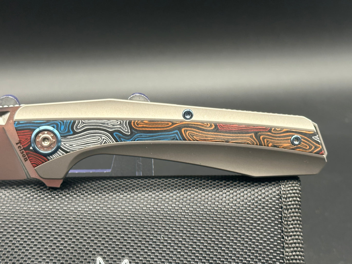 Ketuo Telson titanium/colorful G10 handle w/M390 blade