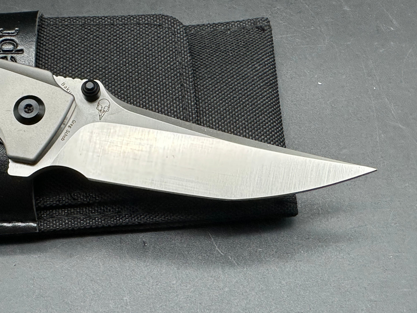 KANSEPT BAKU FOLDING KNIFE TITANIUM HANDLE S35VN PLAIN EDGE