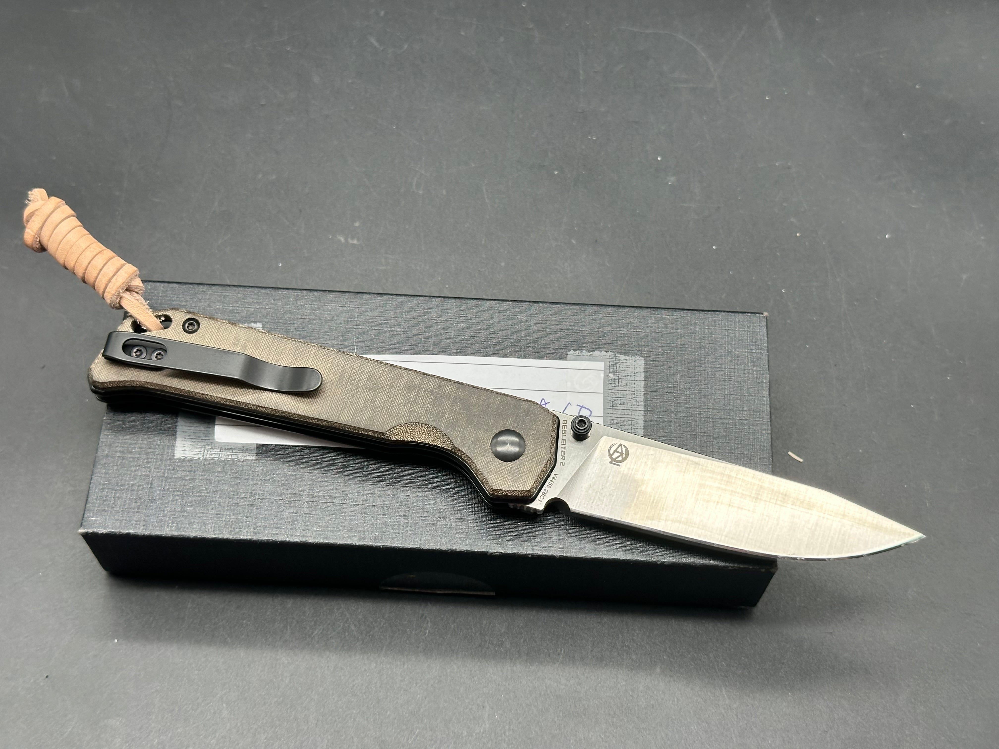 Kizer Kizer Begleiter micarta handle, 154cm blade