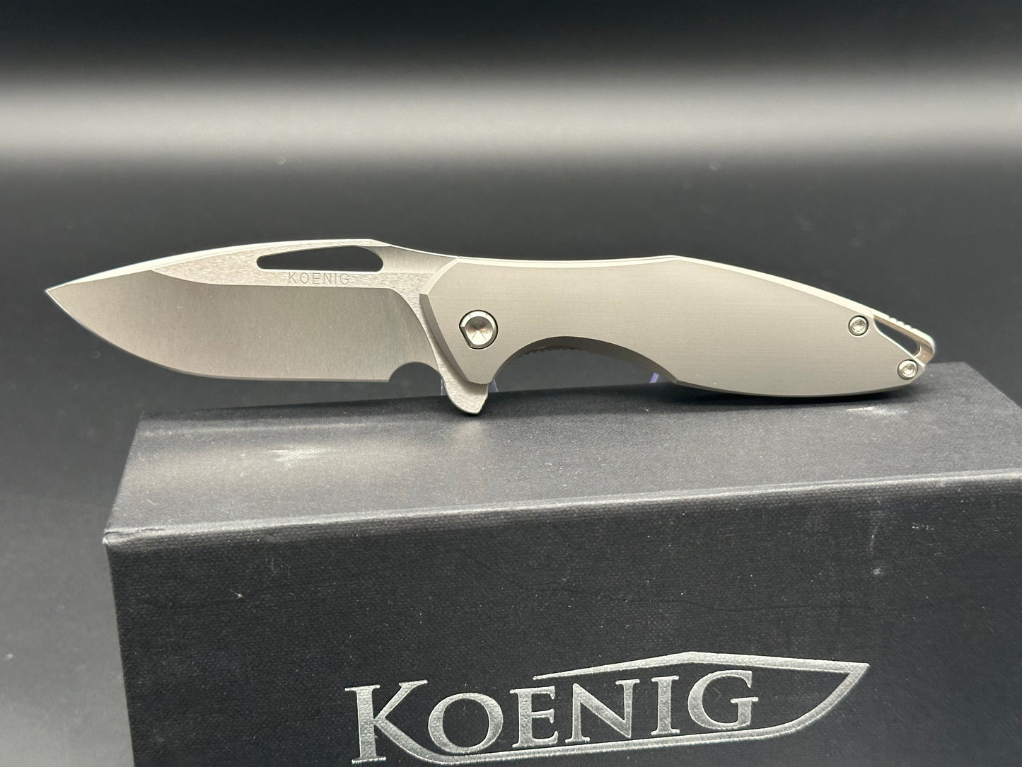 Koenig MINI ARIUS m390 Burnished w/PF Ti handle