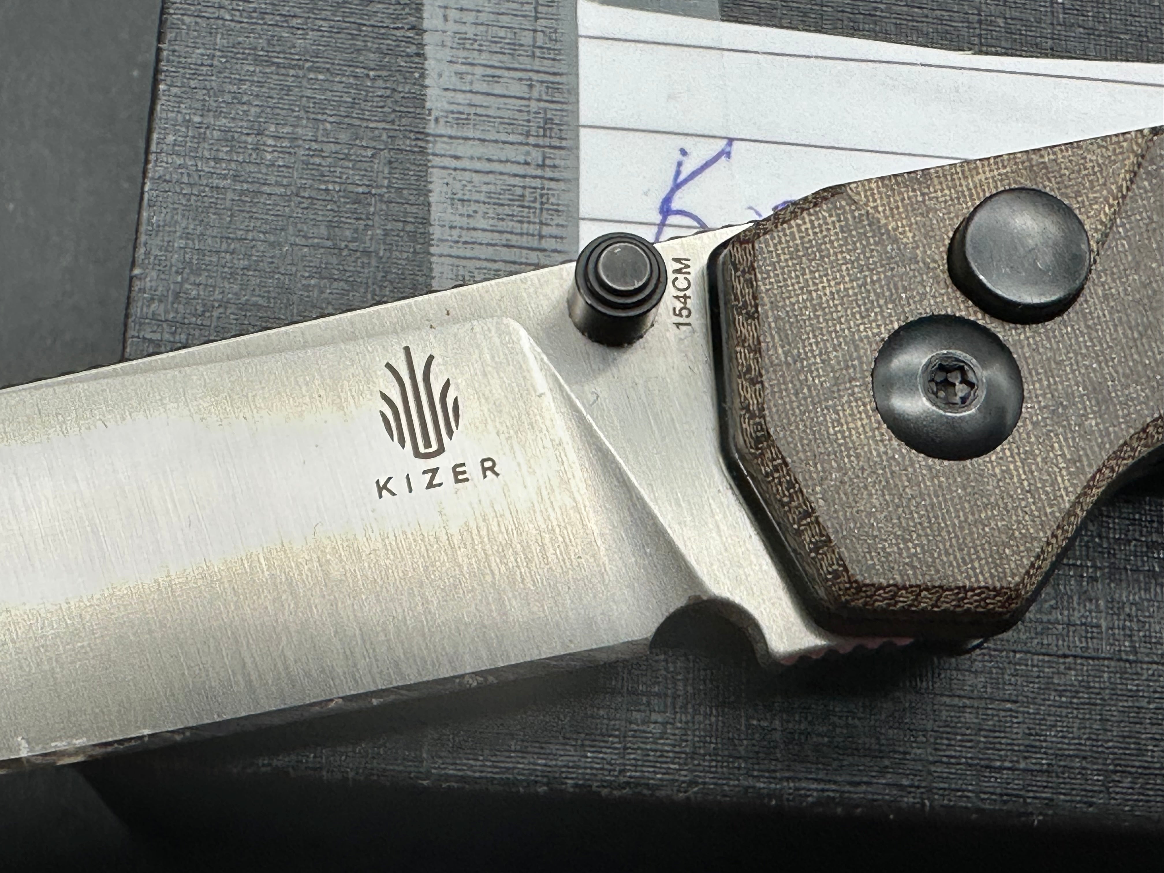 Kizer Kizer Begleiter micarta handle, 154cm blade