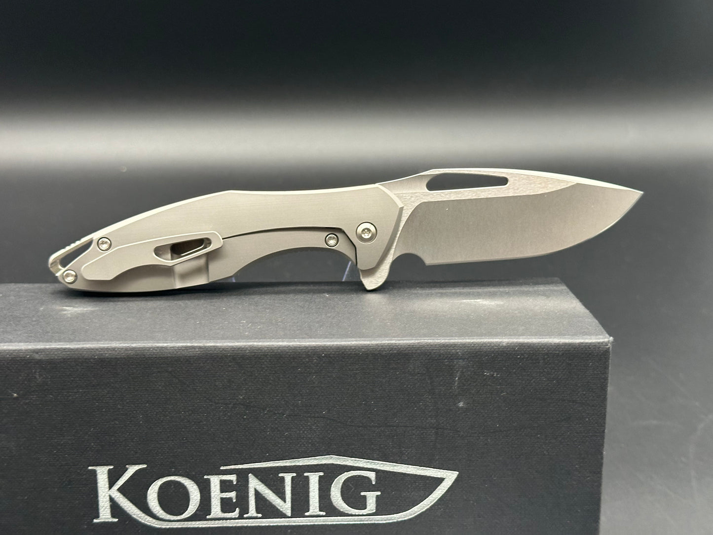 Koenig MINI ARIUS m390 Burnished w/PF Ti handle