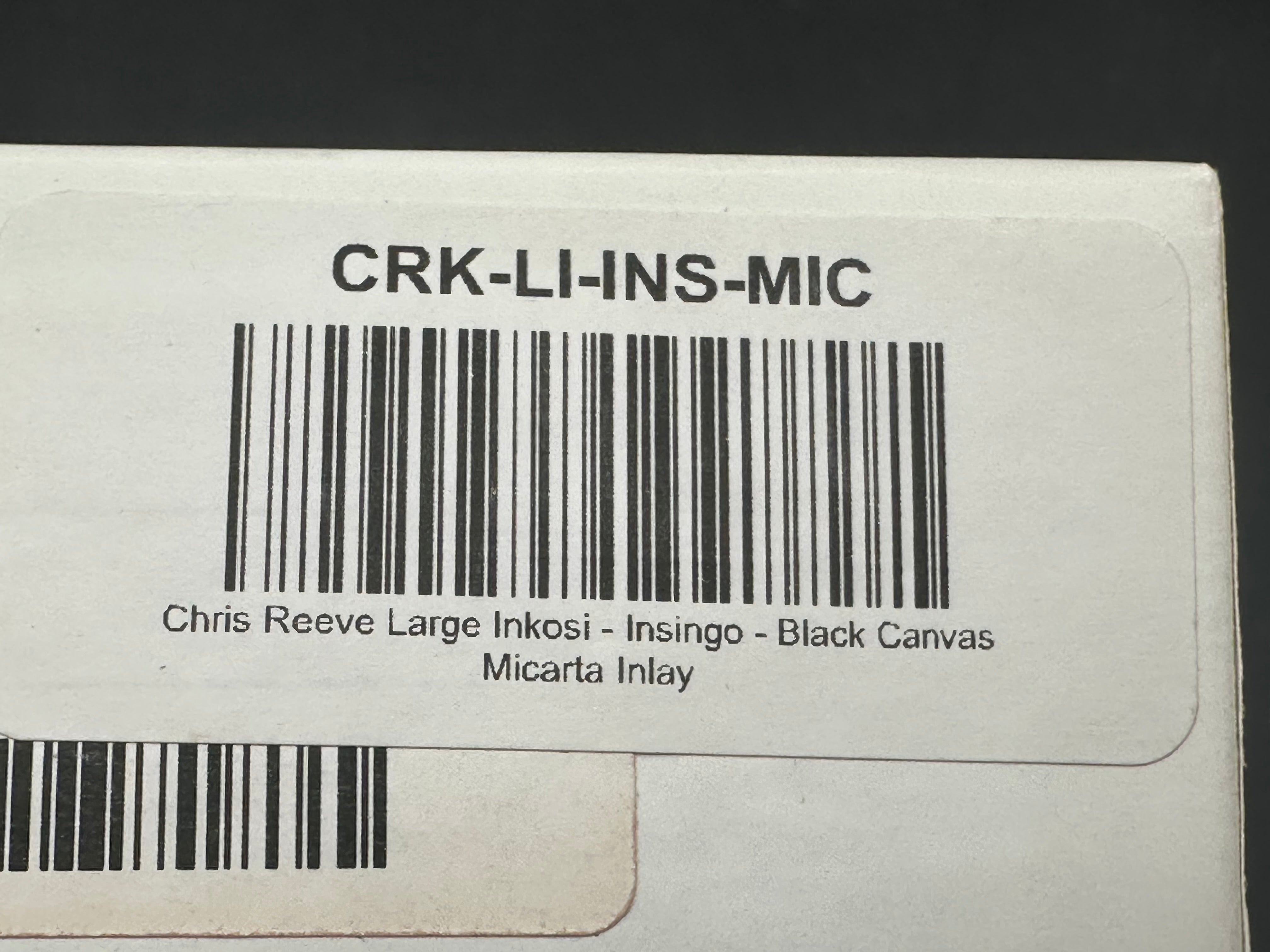 CRK large Inkosi Insingo blade Micarta inlay
