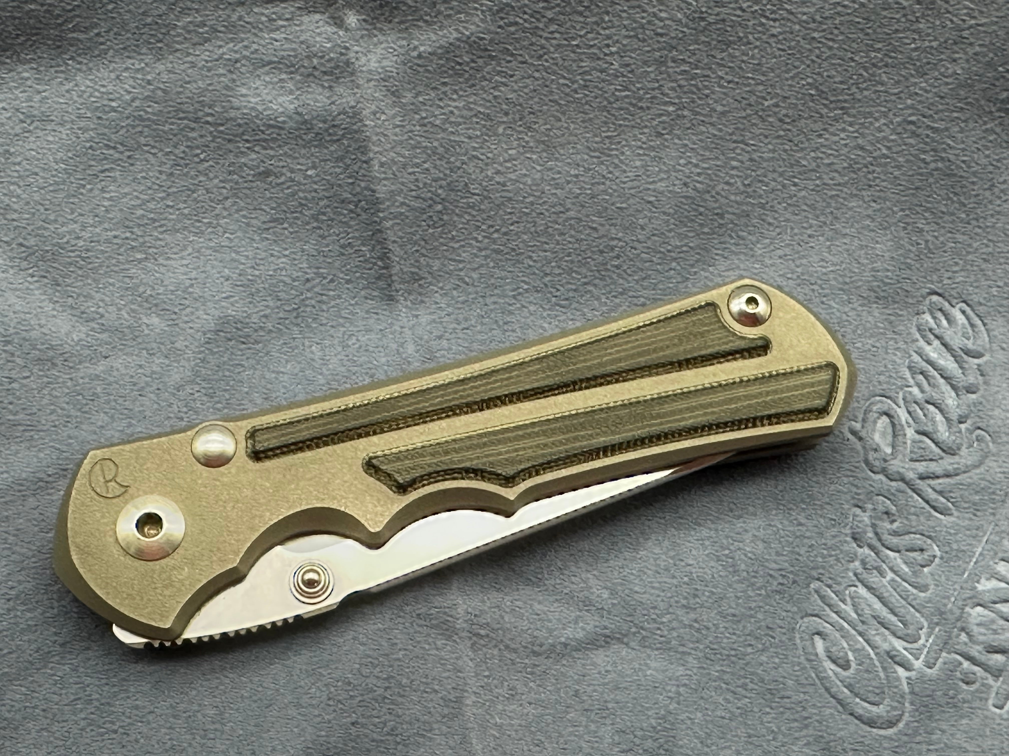 CRK large Inkosi Insingo blade Micarta inlay