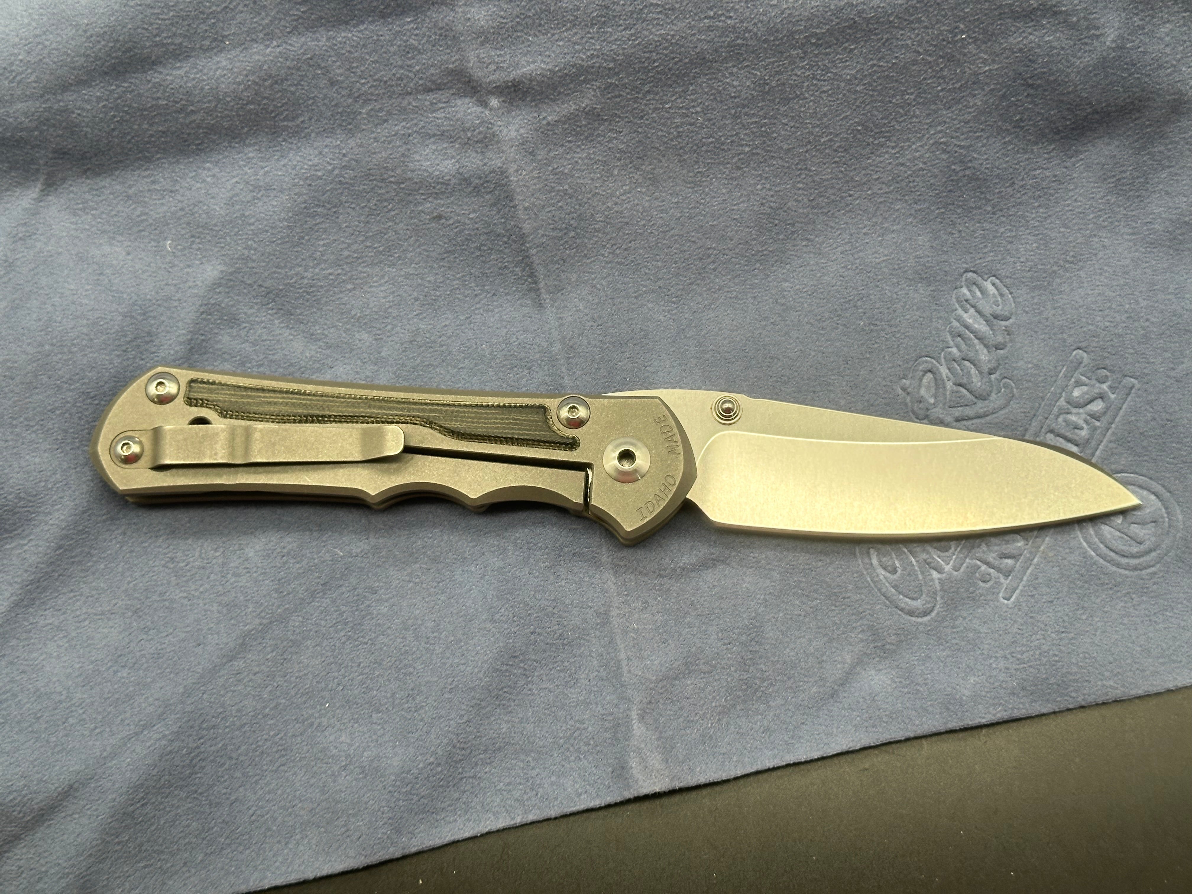 CRK large Inkosi Insingo blade Micarta inlay