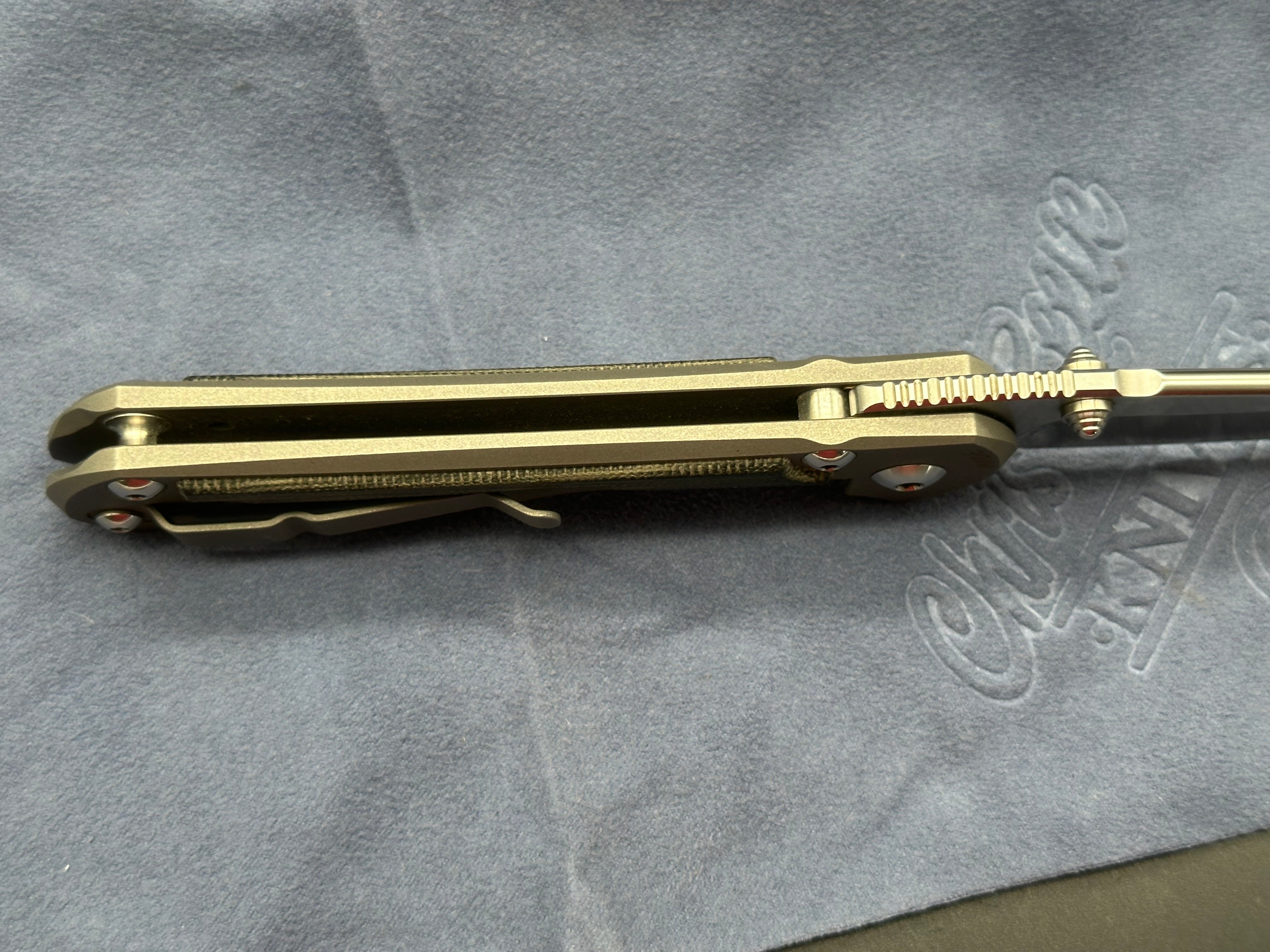 CRK large Inkosi Insingo blade Micarta inlay