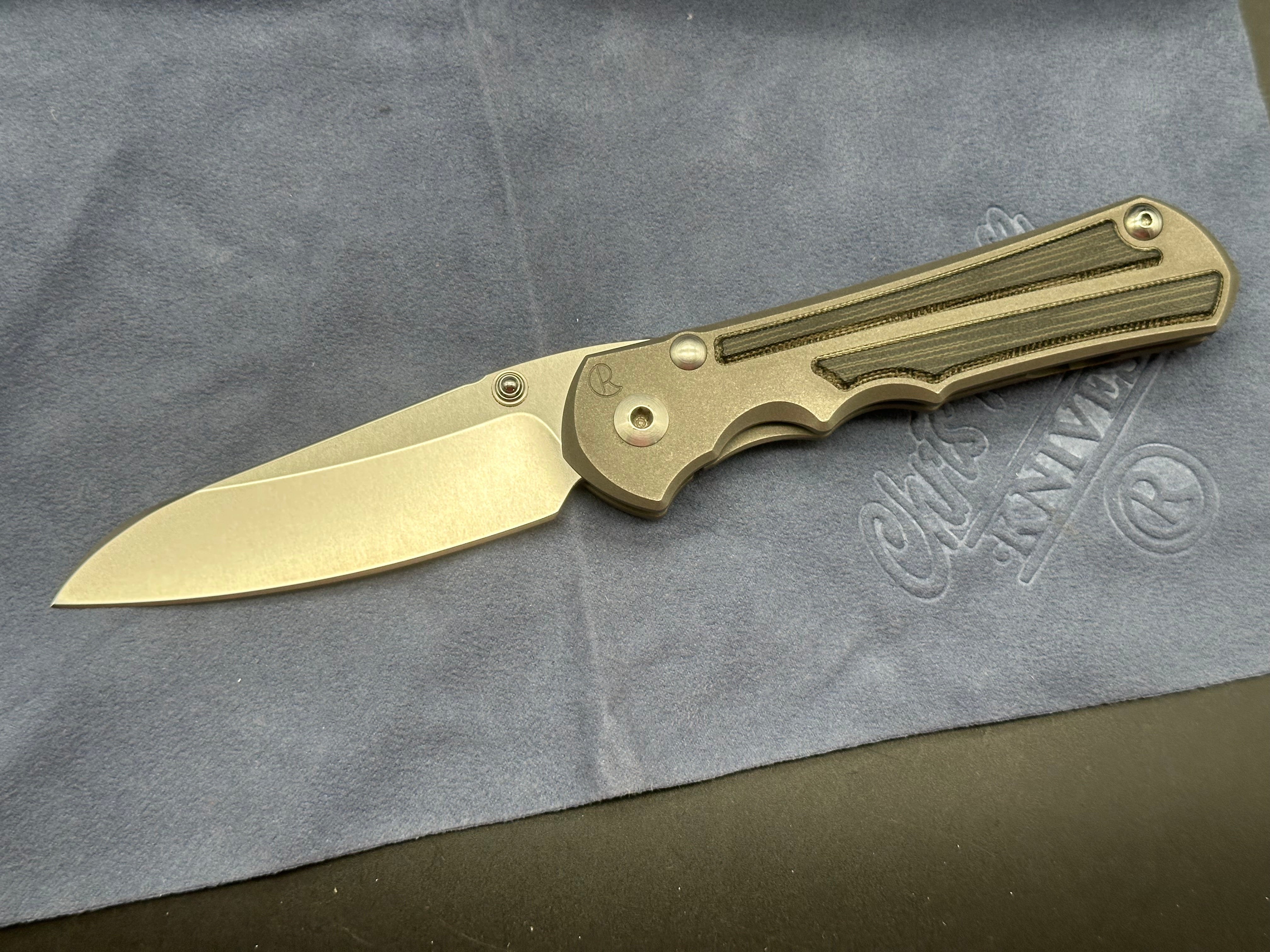 CRK large Inkosi Insingo blade Micarta inlay