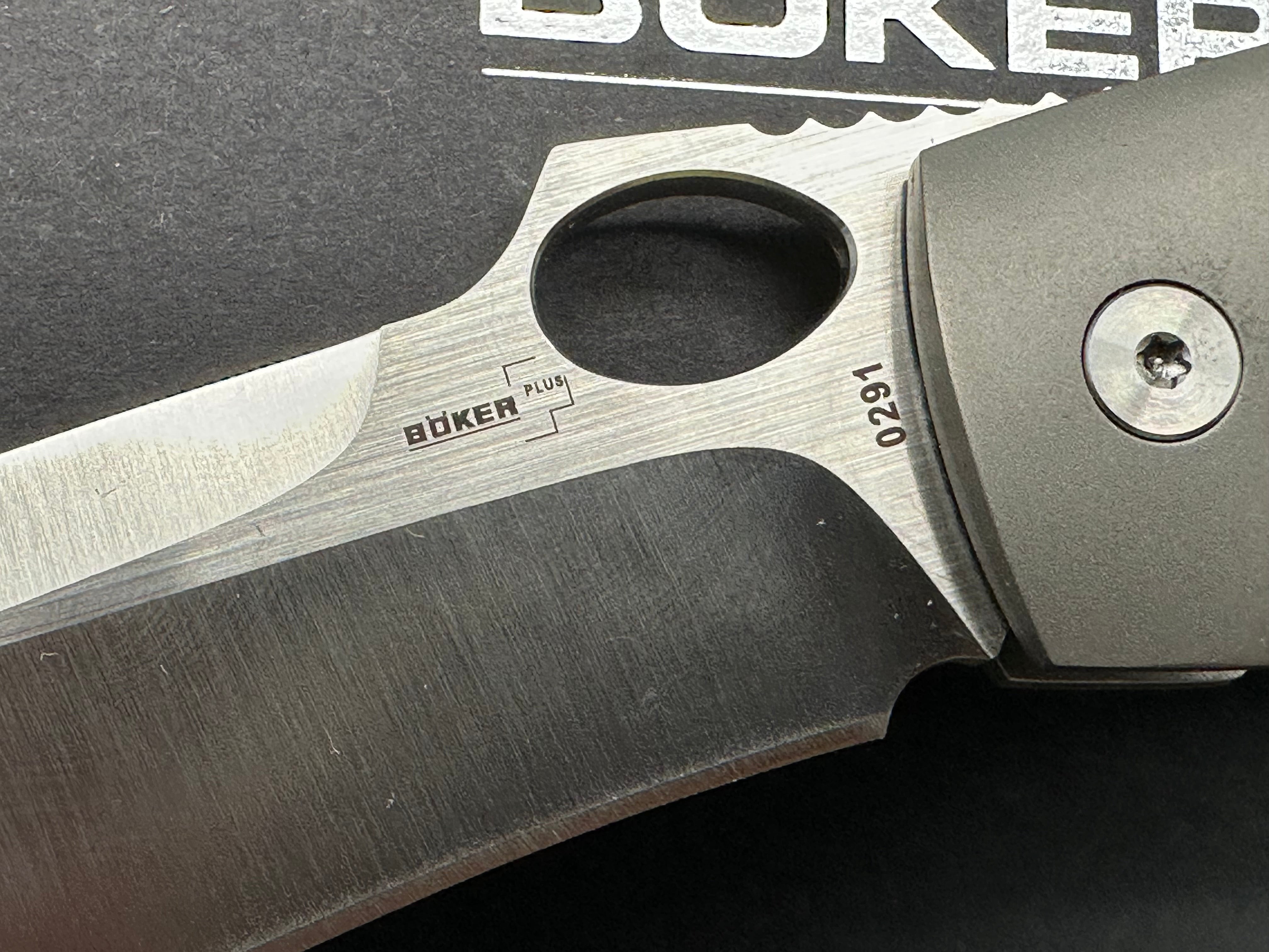 Boker Plus Marlowe Squail Junior Liner Lock Knife G-10/Ti (3.3" Satin)
