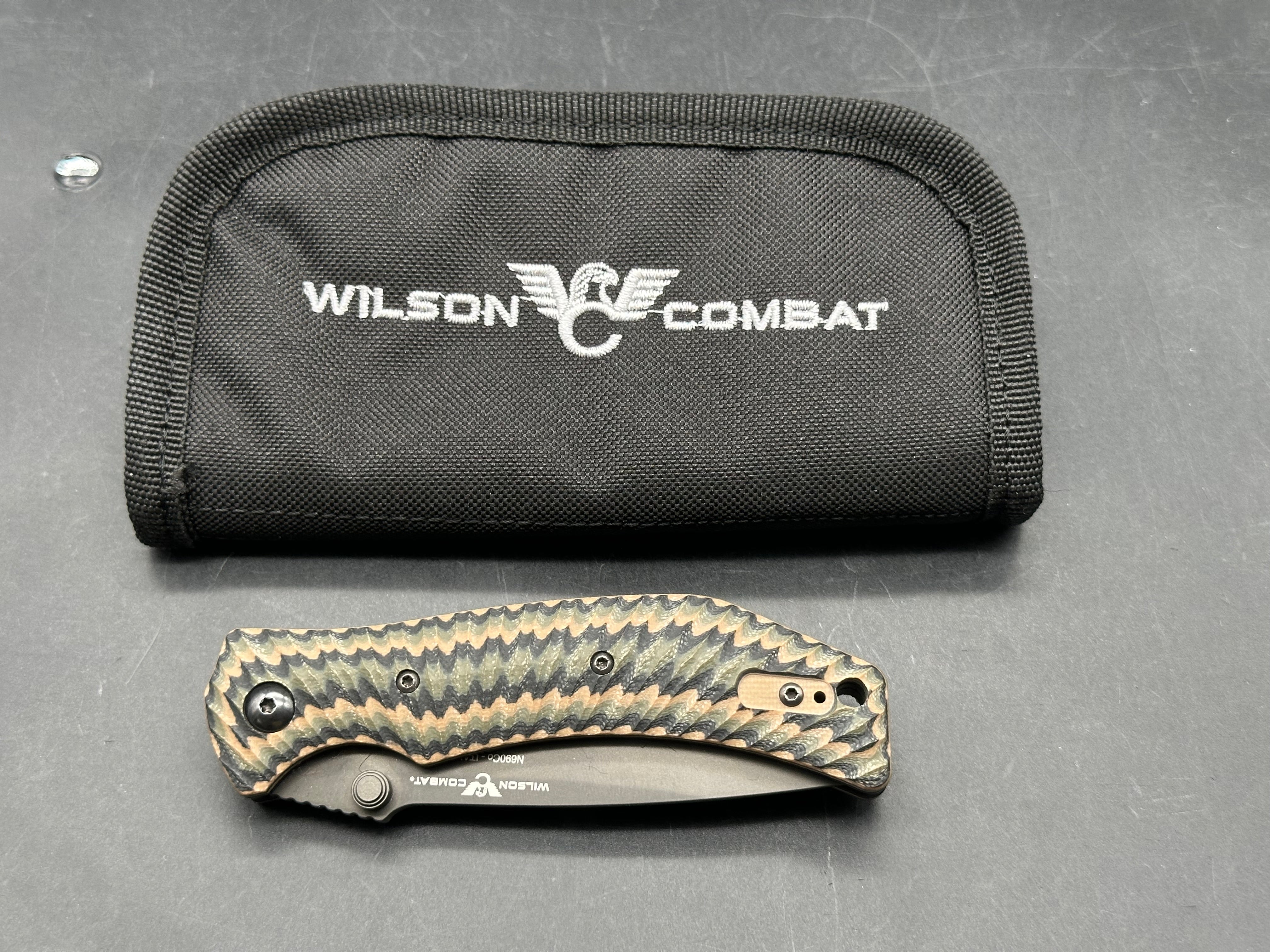 Wilson Combat Extreme Lite Carry 3.5" N690C Stainless Steel Blade G-10 Handle
