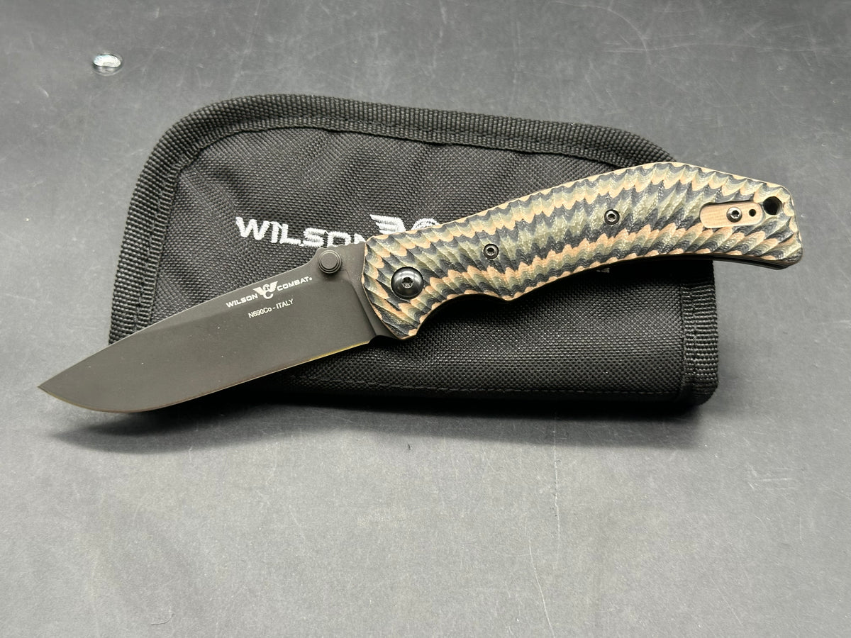 Wilson Combat Extreme Lite Carry 3.5" N690C Stainless Steel Blade G-10 Handle